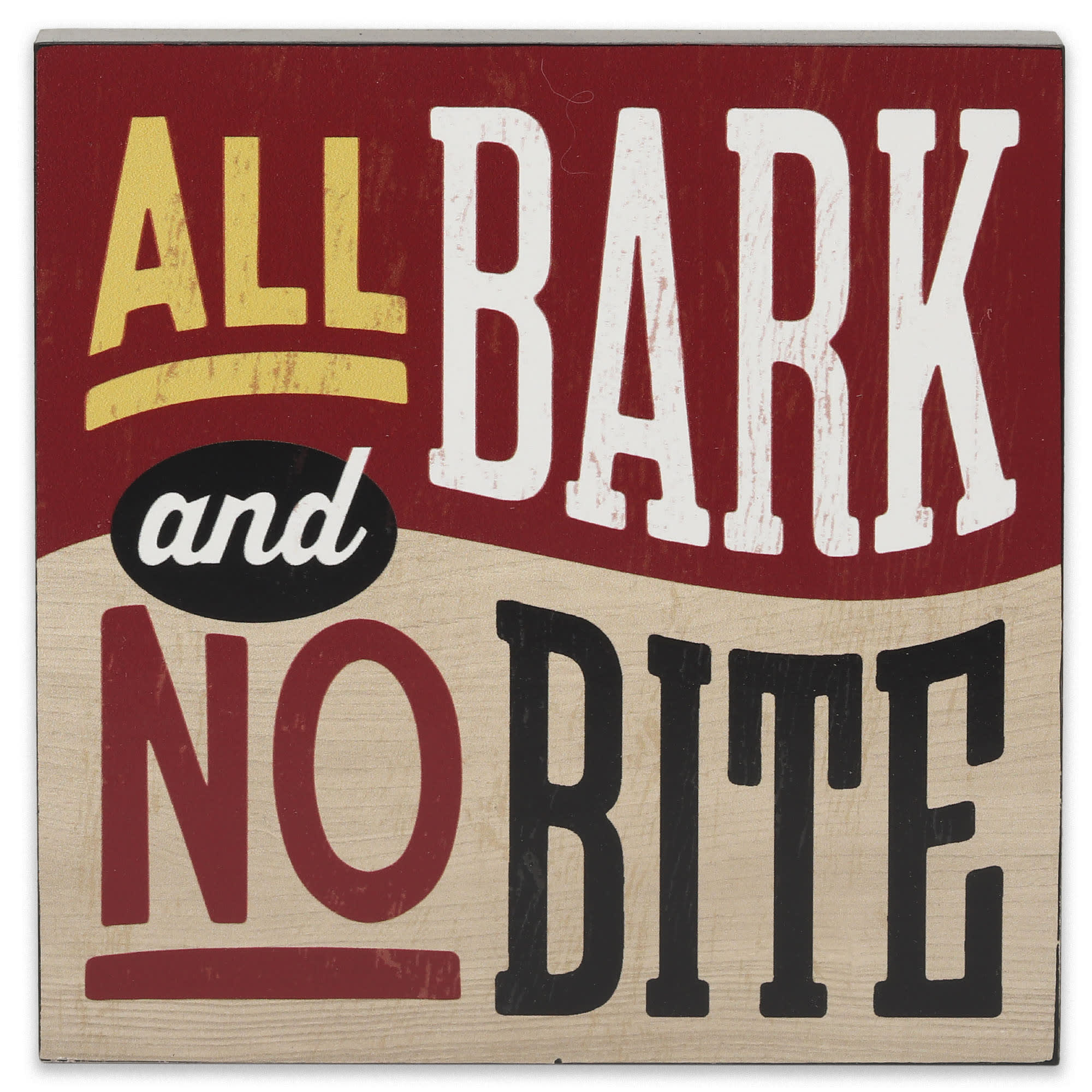 Open Road Brands All Bark No Bite Deep Wood Decor Petco