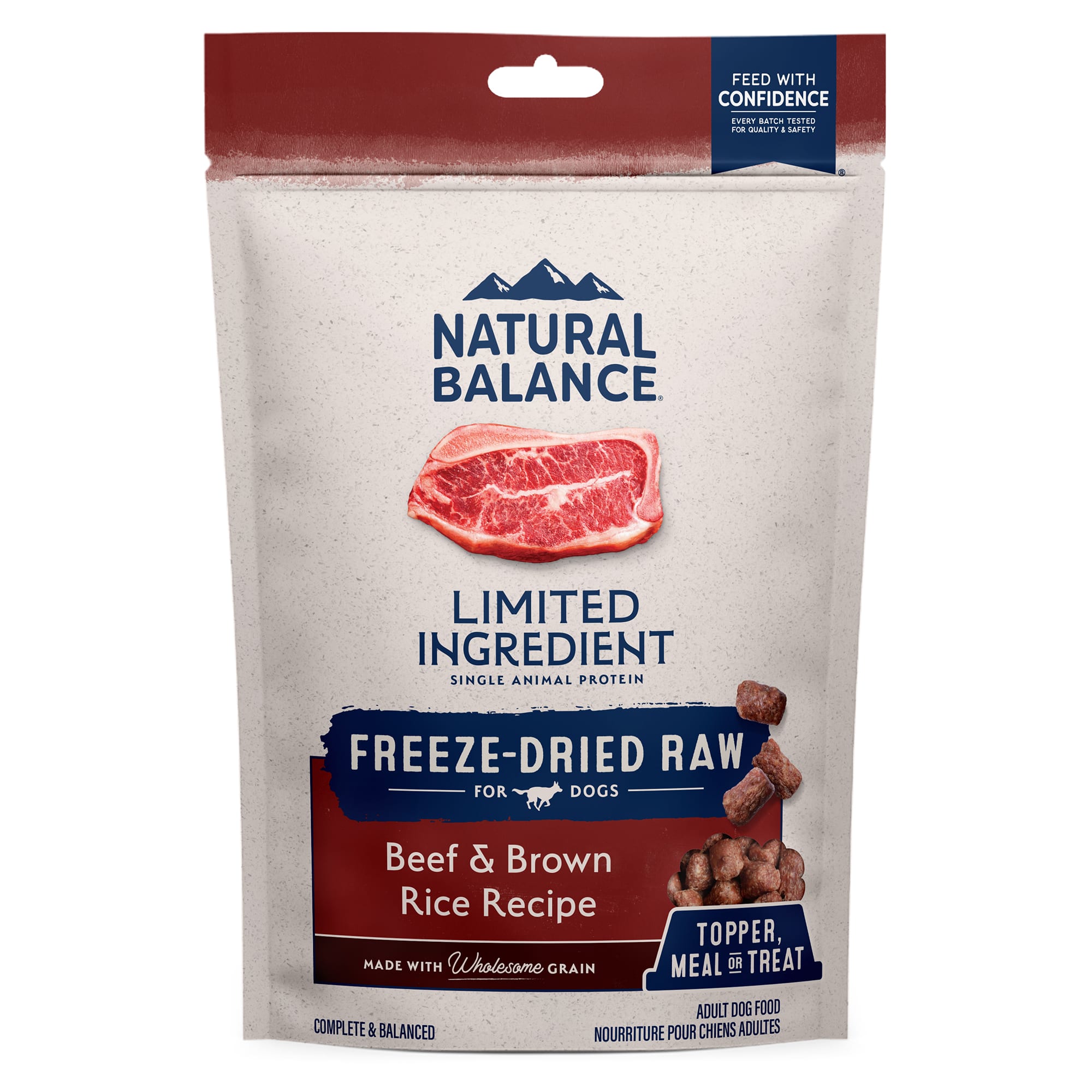 Natural Balance Limited Ingredient Freeze Dried Beef Brown Rice