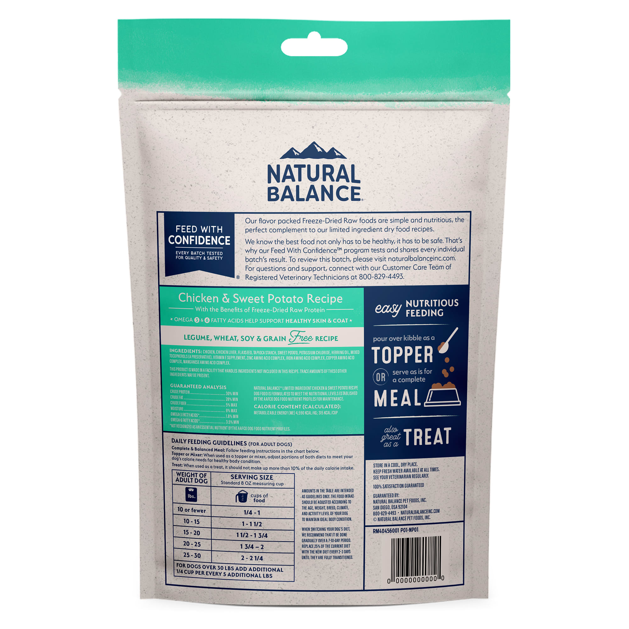 Natural Balance Limited Ingredient Freeze Dried Chicken Sweet