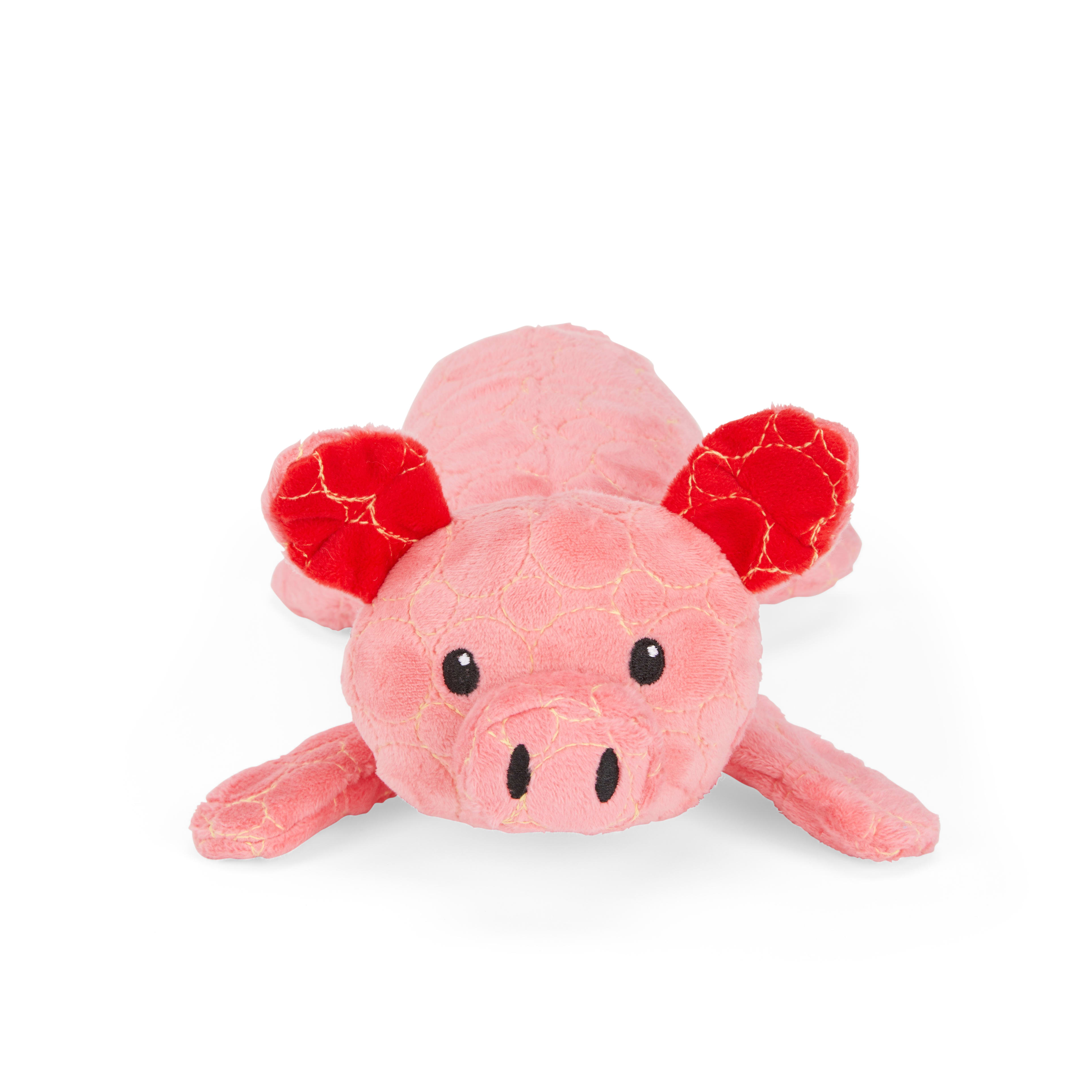 Pet Zone Pink Piggy Hide and Seek Plush Squeaky Dog Toys