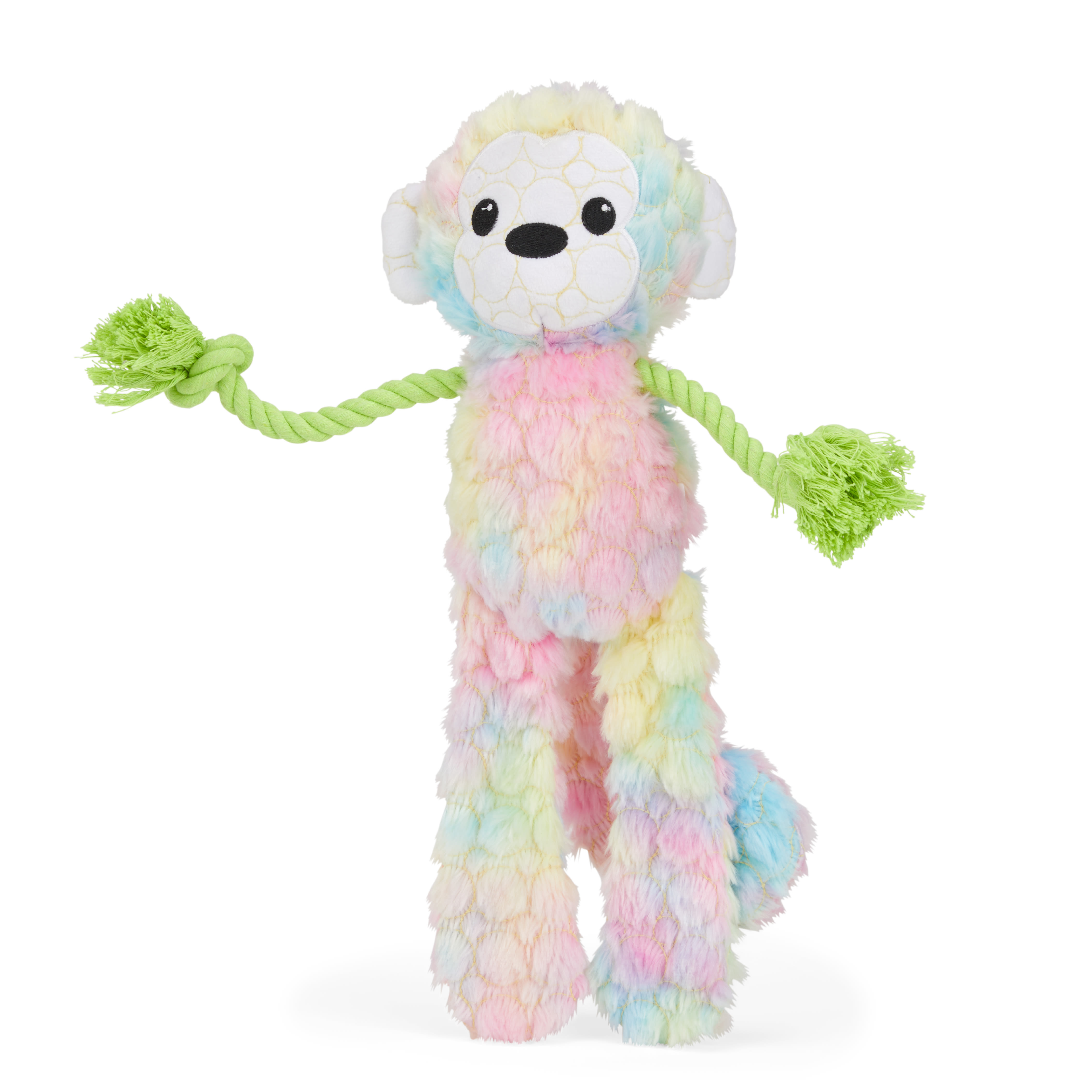 Leaps & Bounds Tough Monkey with Rope Tug Dog Toy