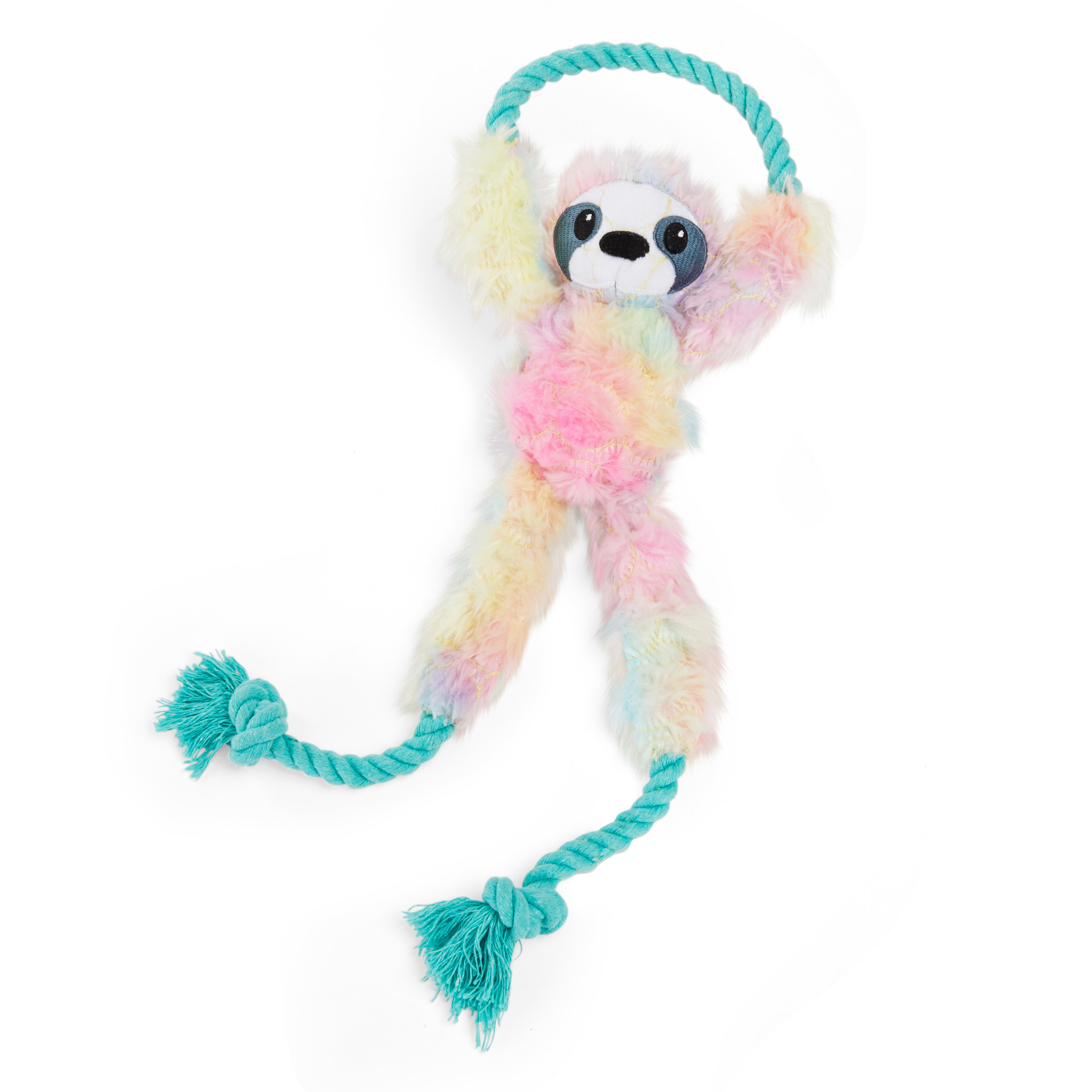 Leaps & Bounds Tough Monkey with Rope Tug Dog Toy