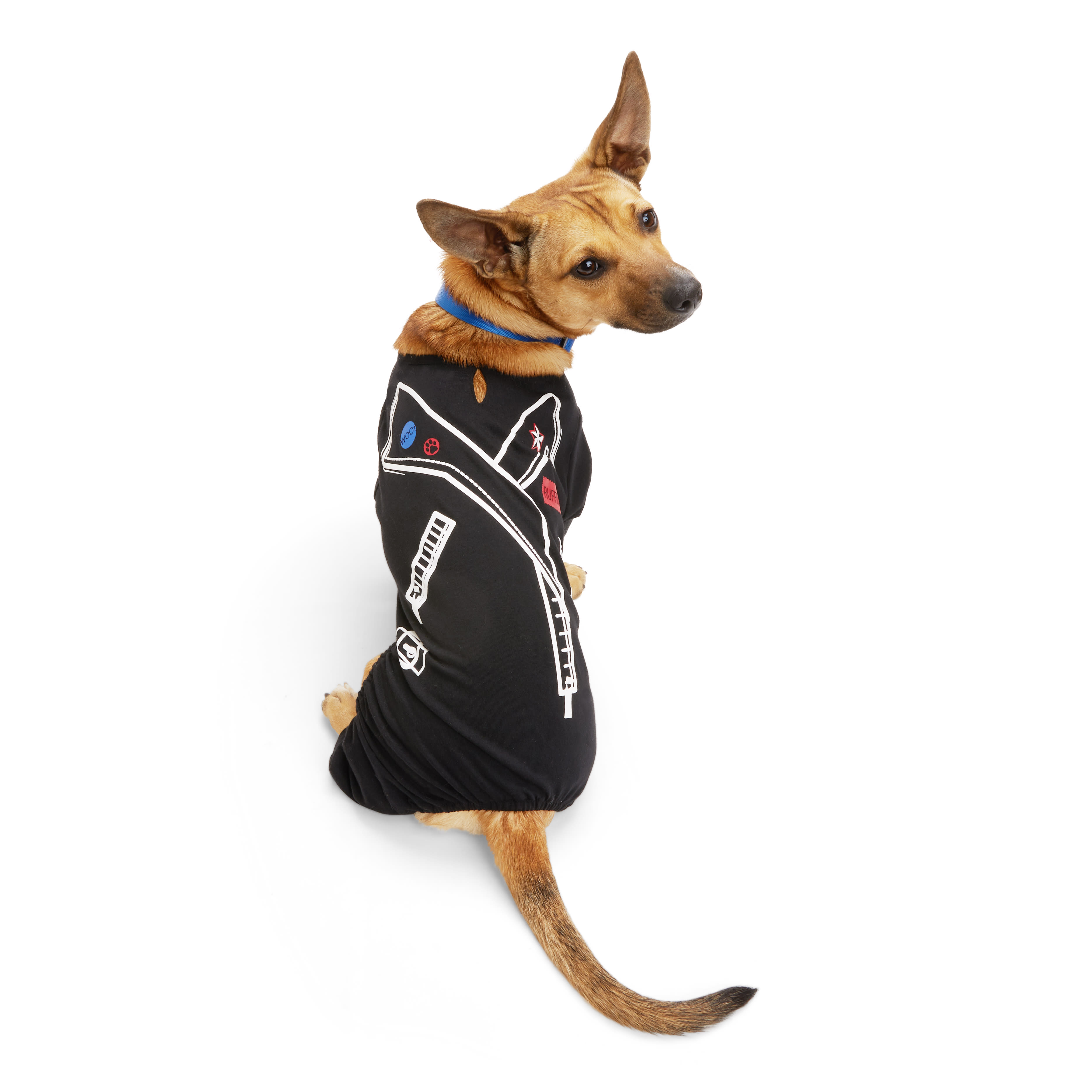 YOULY Biker Pet Pajamas, XX-Small