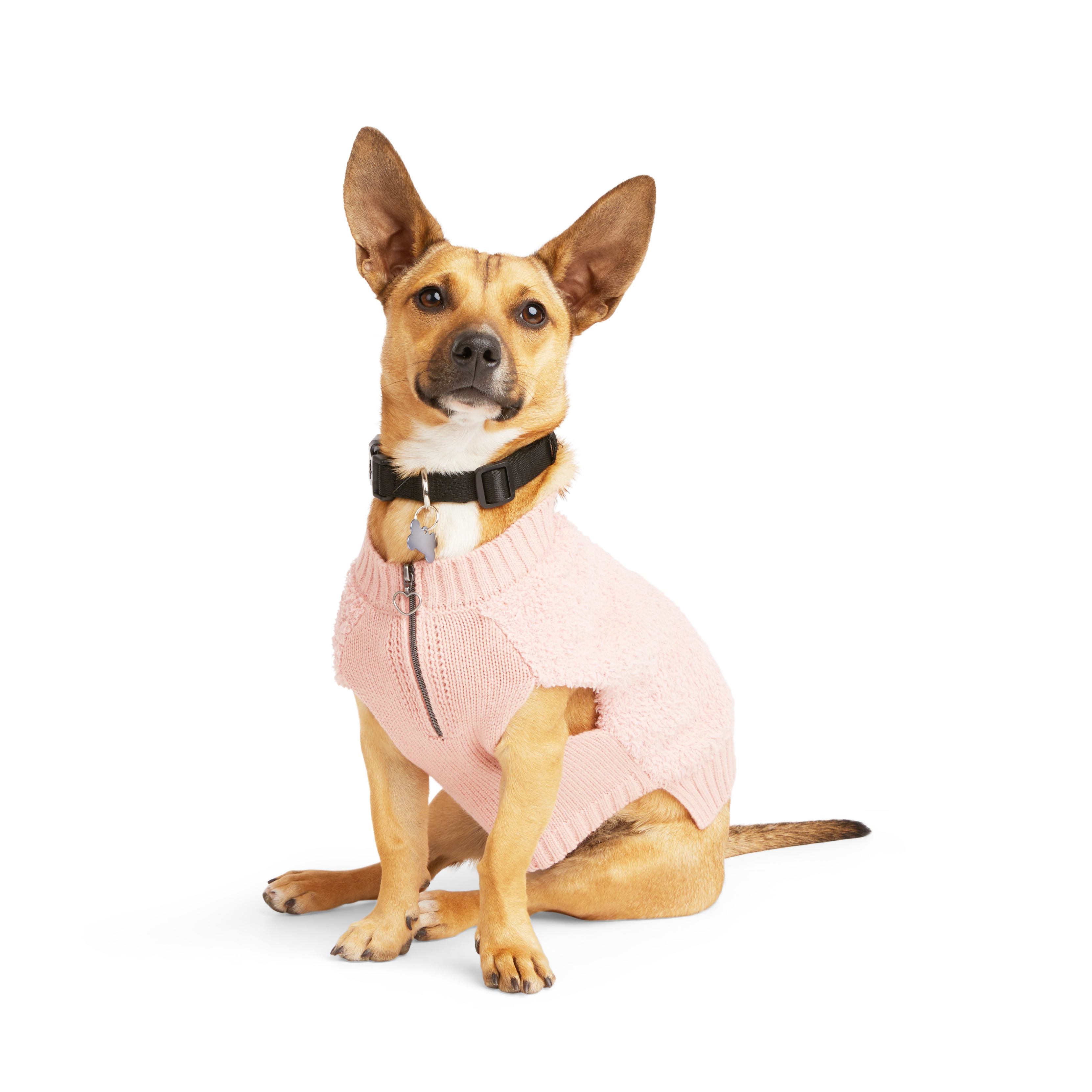Fashion Pet Flirty Pearl Dog Sweater X-Small / Pink