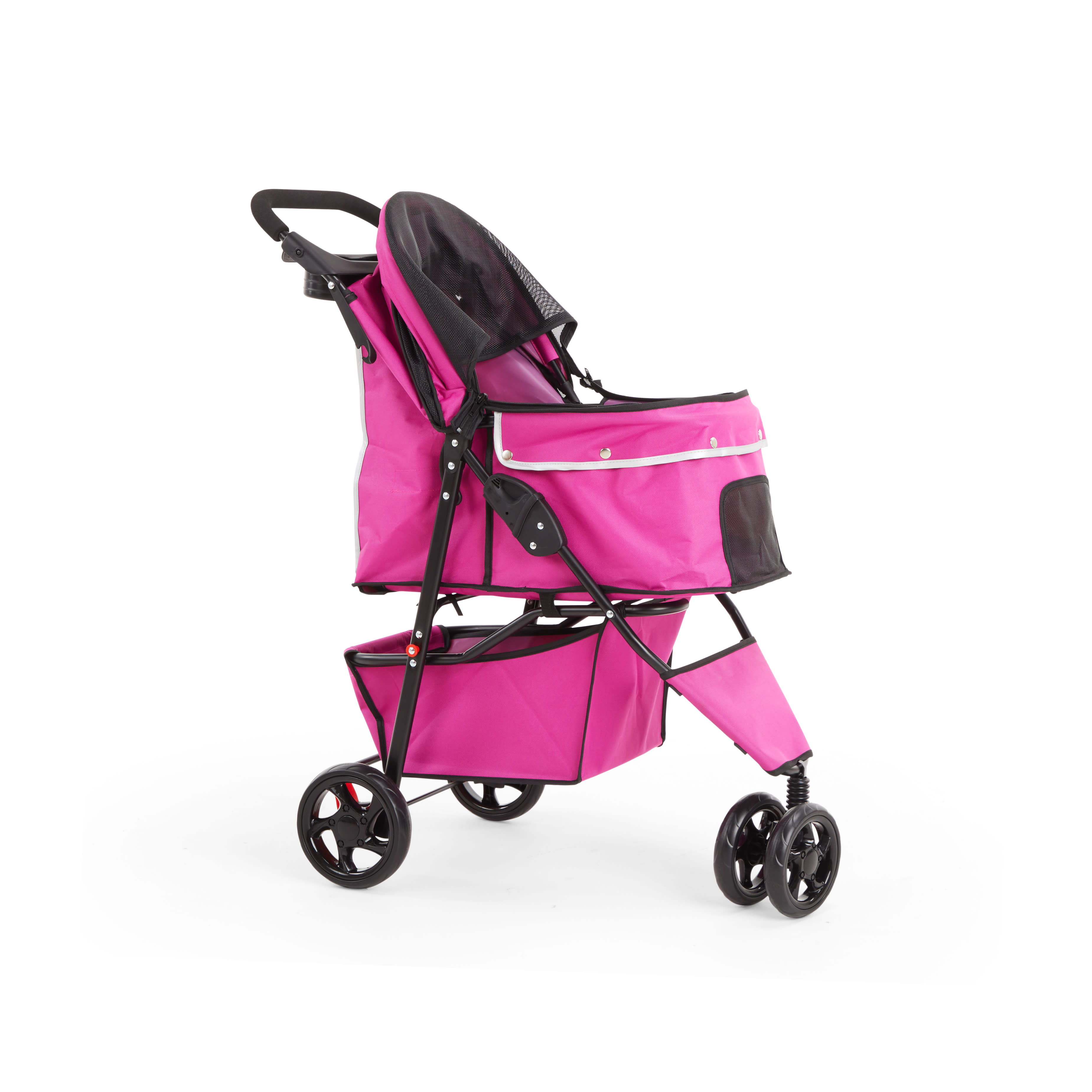 Pink store dog stroller