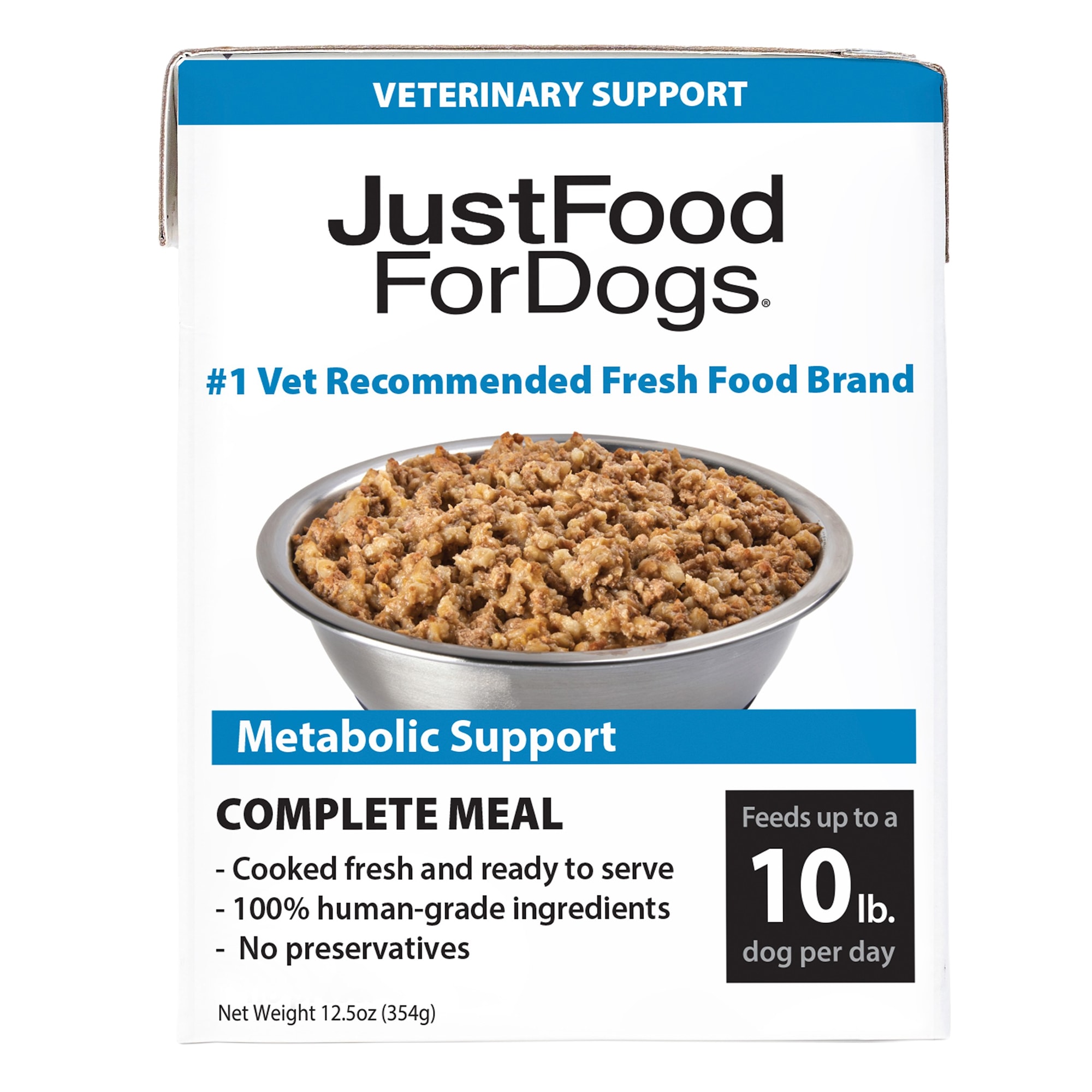 JustFoodForDogs Metabolic & Appetite Support Wet Dog Food