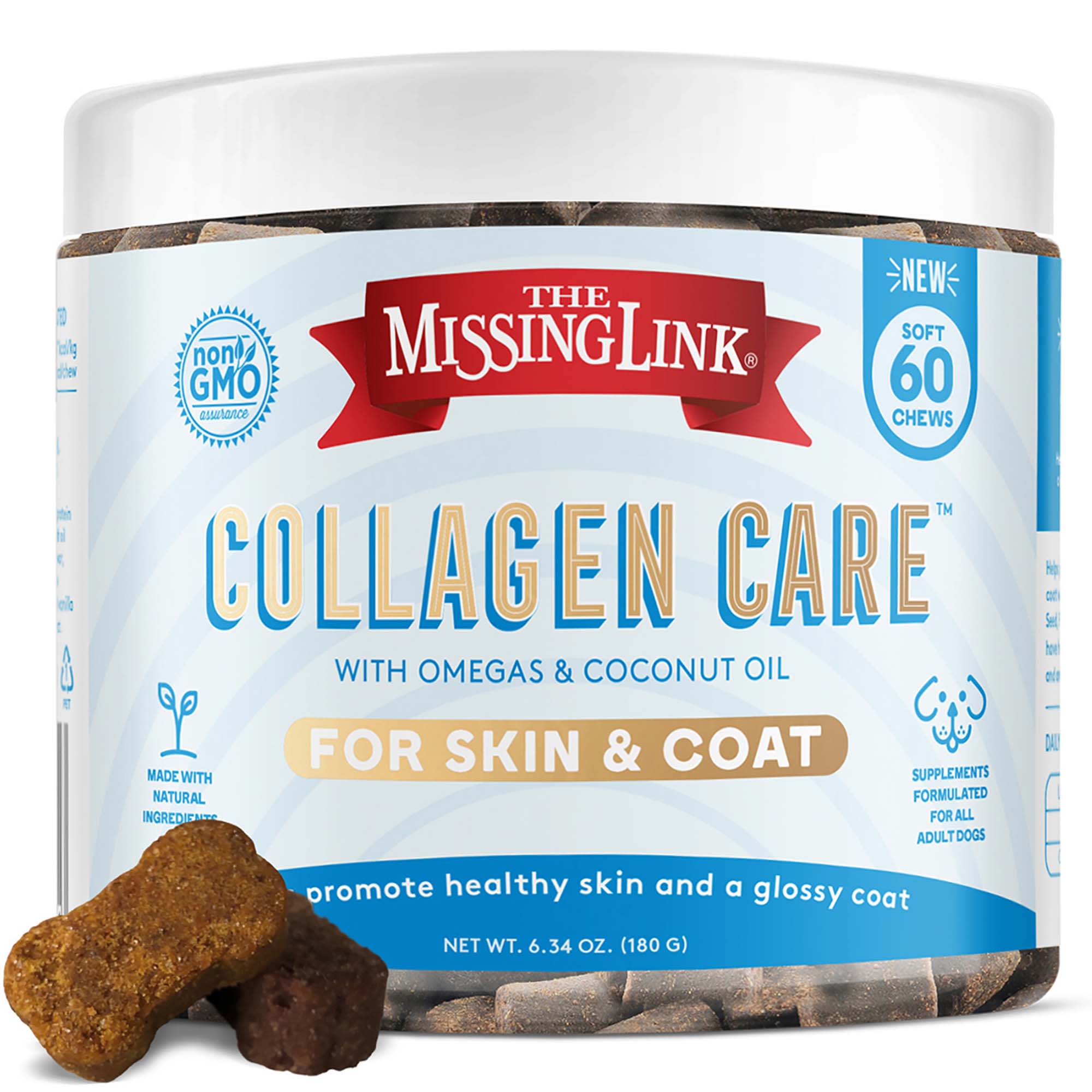 The Missing Link Collagen Care Soft Skin Coat Dog Chew Count of