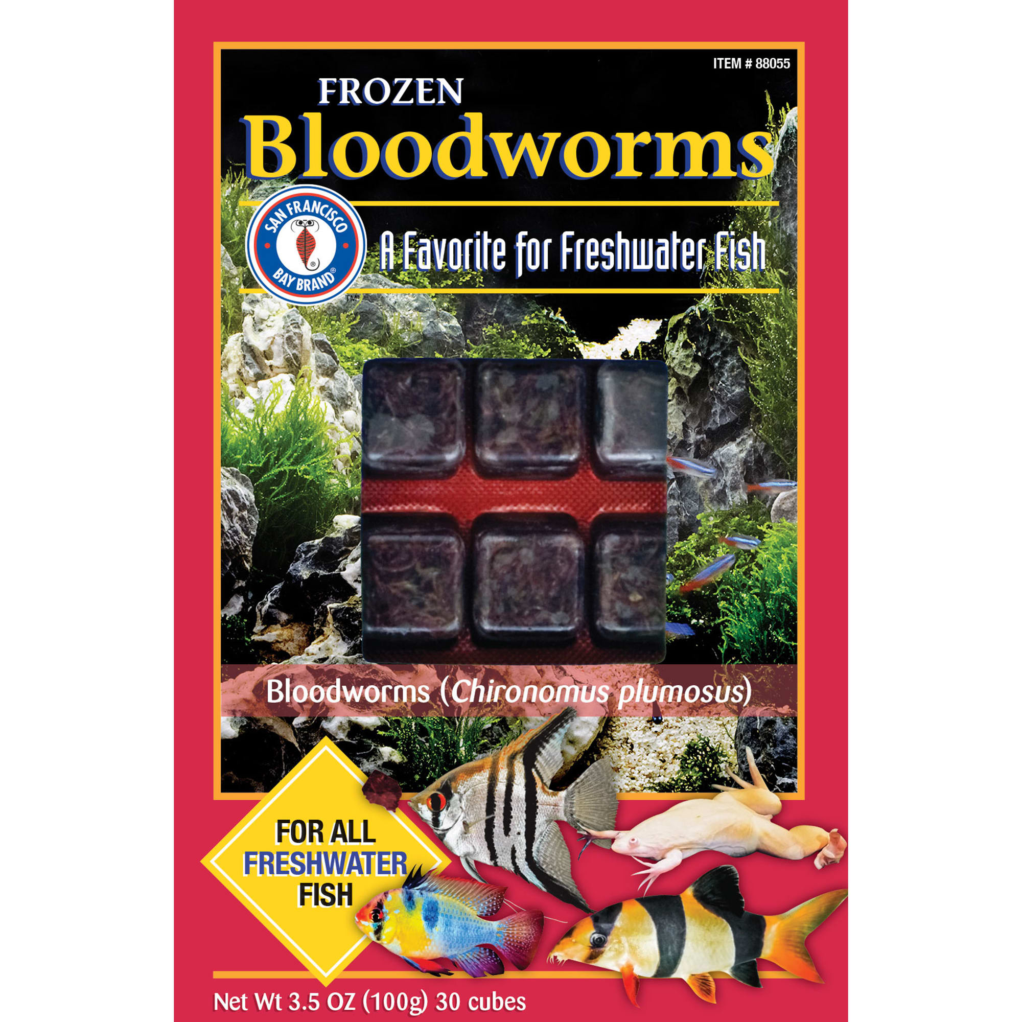 Frozen Bloodworm, Fish Food