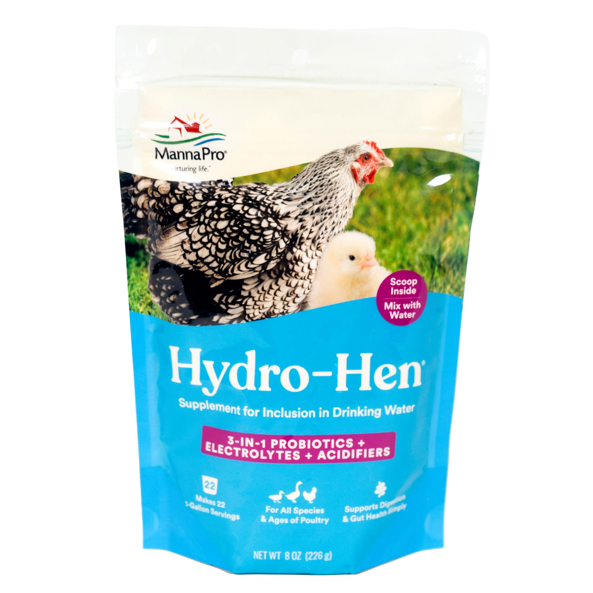 Manna Pro Hydro-Hen 3-in-1 Water Supplement, 8 oz. | Petco