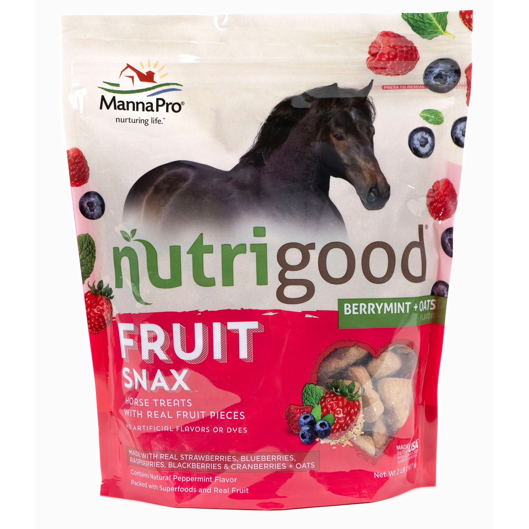 NutriGood BerryMint & Oats Horse Treats 2 lbs