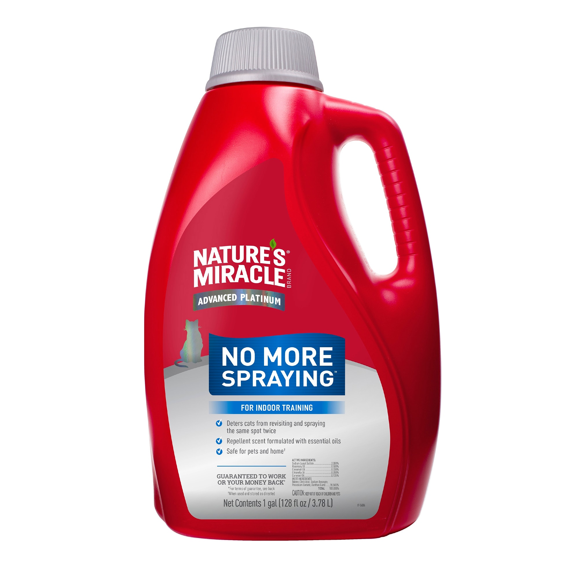Nature's Miracle Advanced Platinum No More Spraying for Cats, 128 fl. oz.
