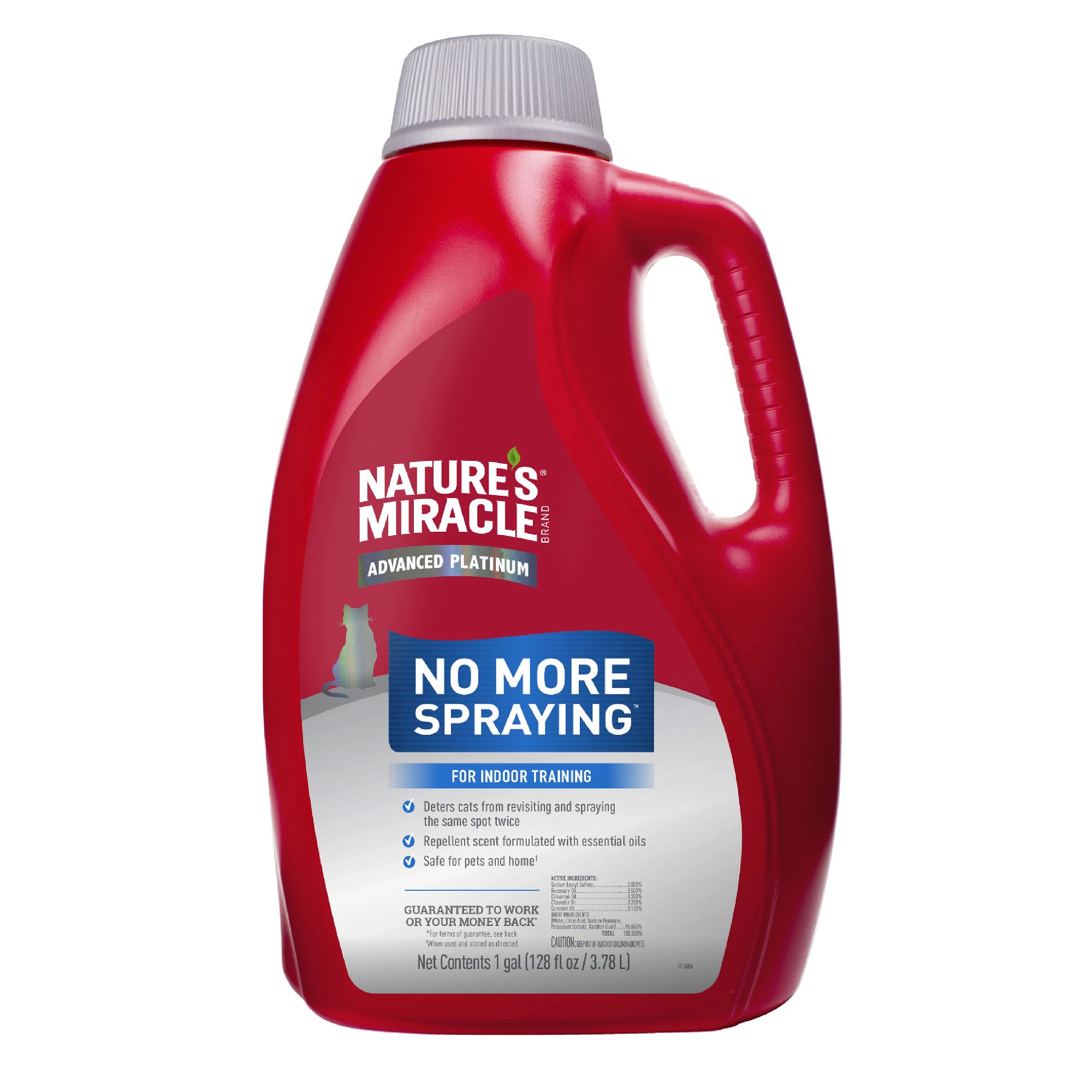 Nature's Miracle Advanced Platinum No More Spraying for Cats, 128