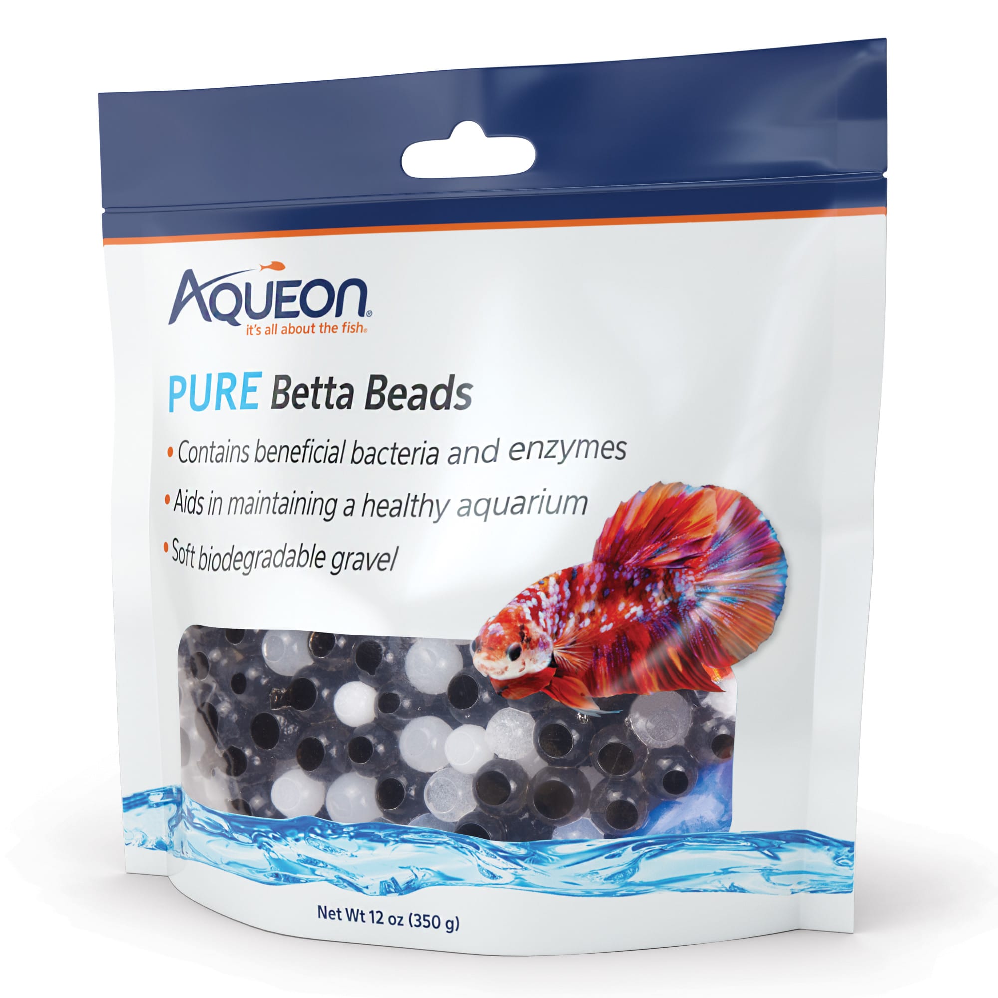 Aqueon Betta Beads for Clear Water & Healthy Play