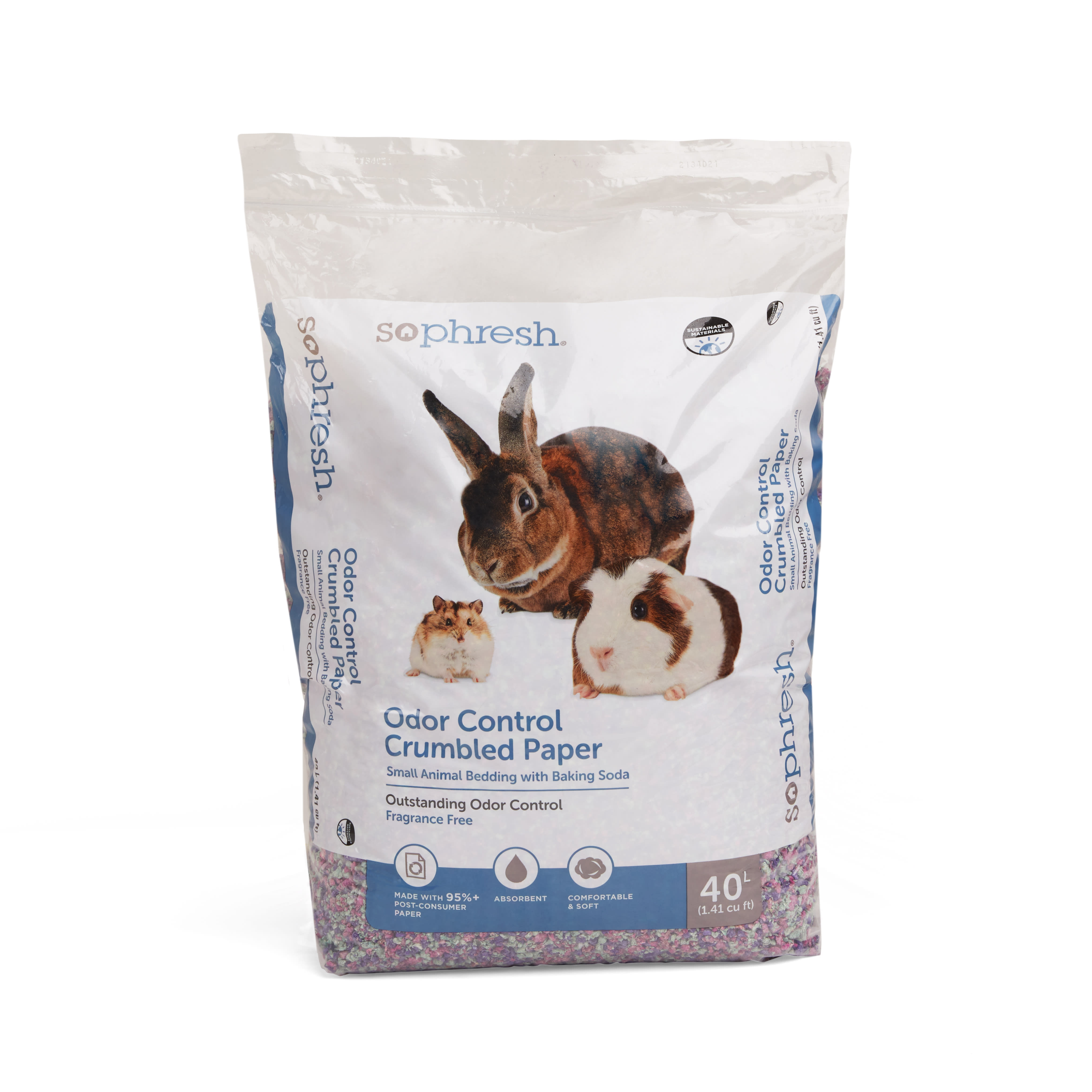 So Phresh Crumbled Paper Confetti Small Animal Bedding, 40 Liter