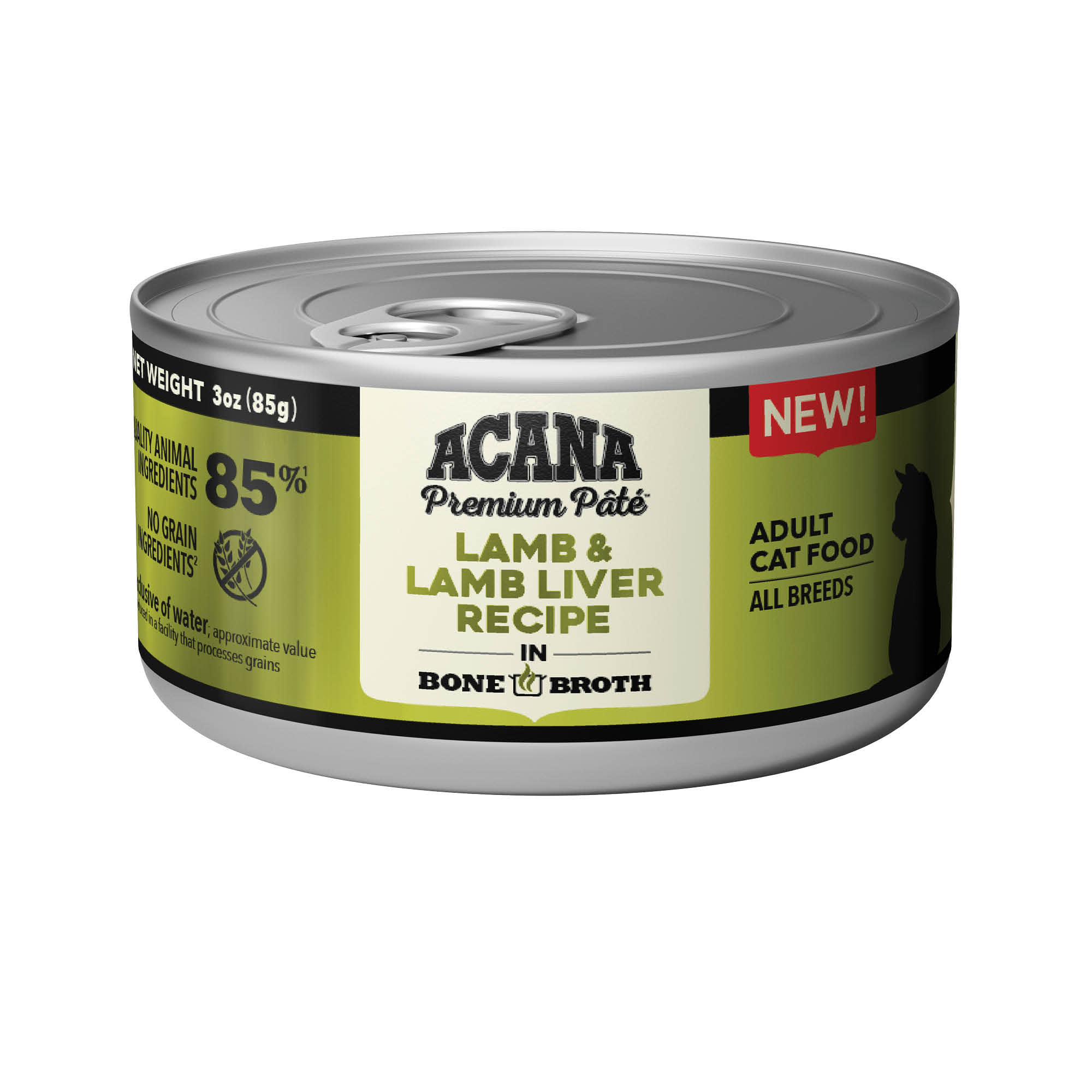 ACANA Lamb Lamb Liver in Bone Broth Wet Cat Food 5.5 oz. Case