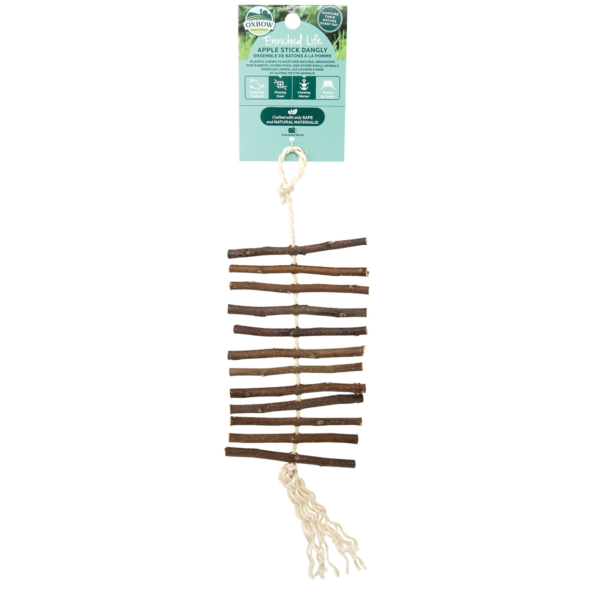 Oxbow Animal Health Enriched Life Apple Stick Dangly, 0.08 lb.