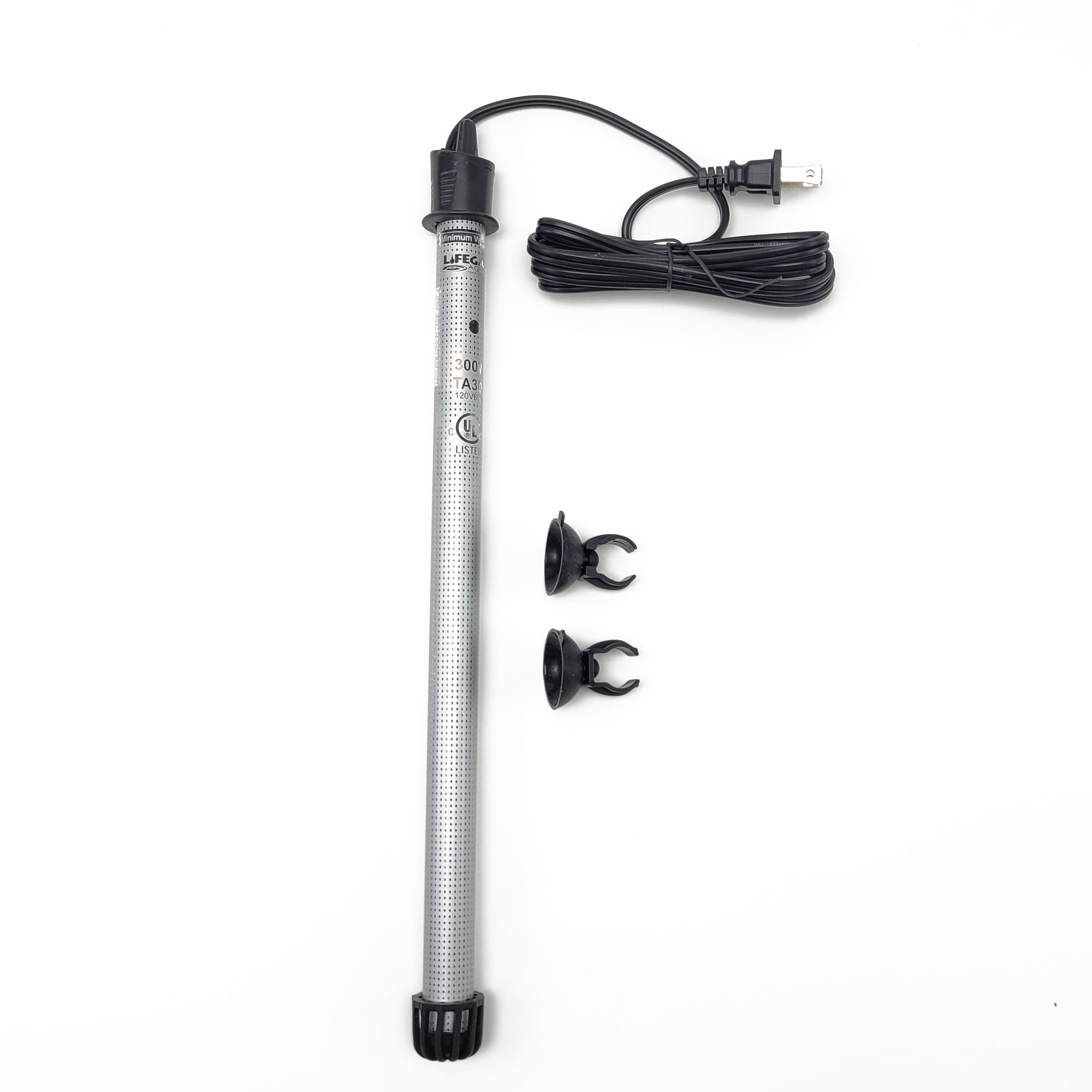 Lifegard Aquatics Adjustable Quartz Glass Aquarium Heater, 300