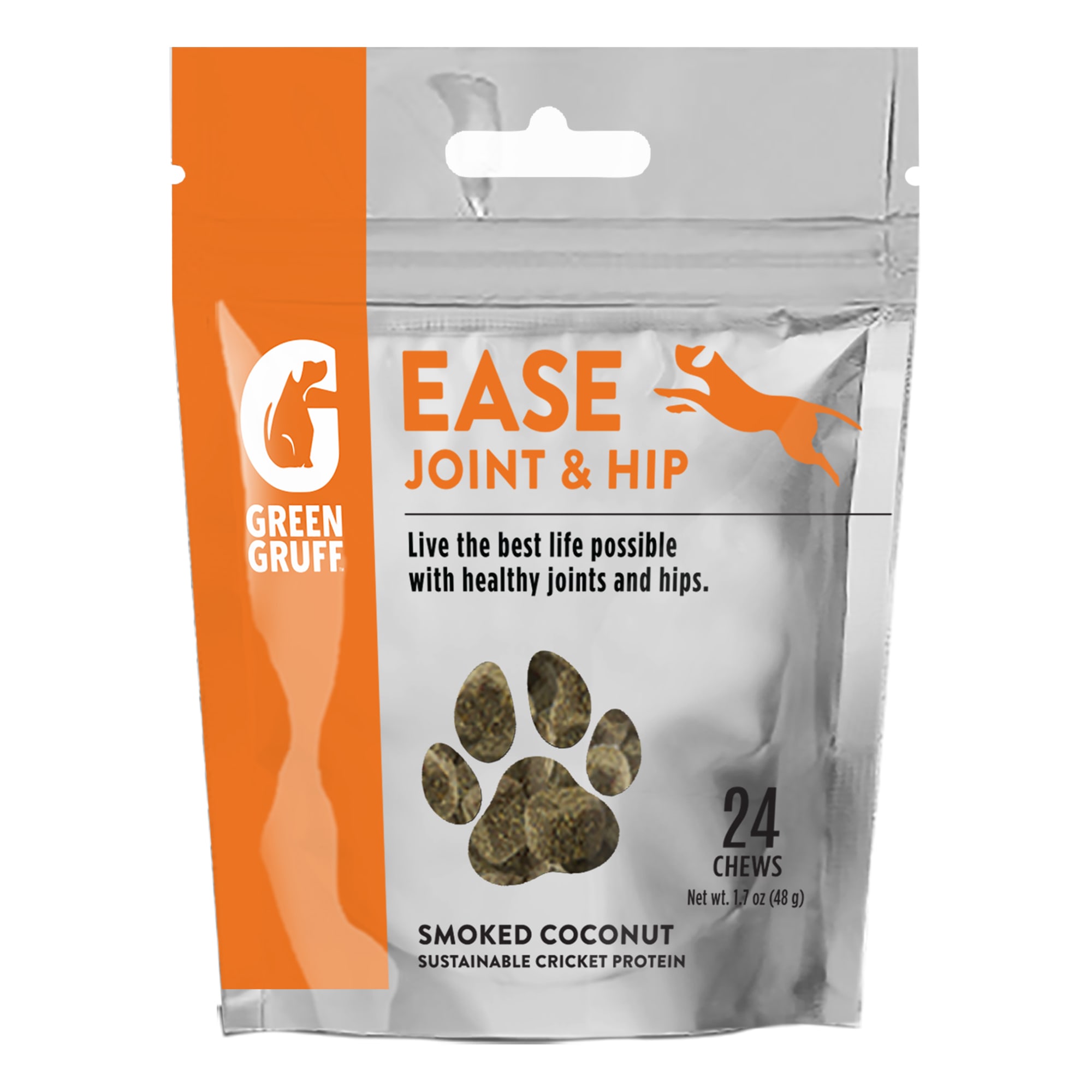 Green Gruff Silver Hip & Joint Ease Dog Chew, Count of 24 Petco