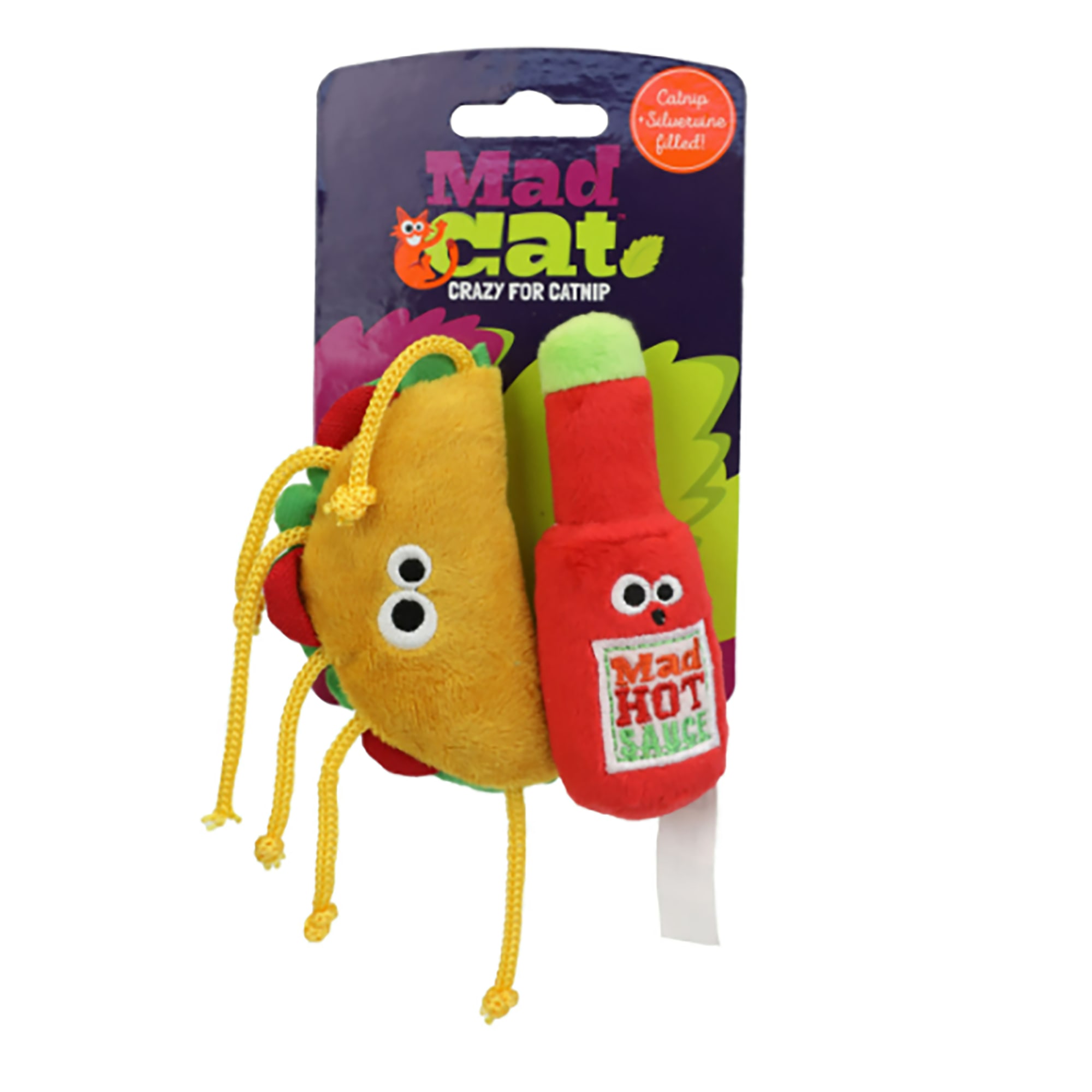 Mad Cat Taco Tuesday Cat Toy, Pack of 2 Petco
