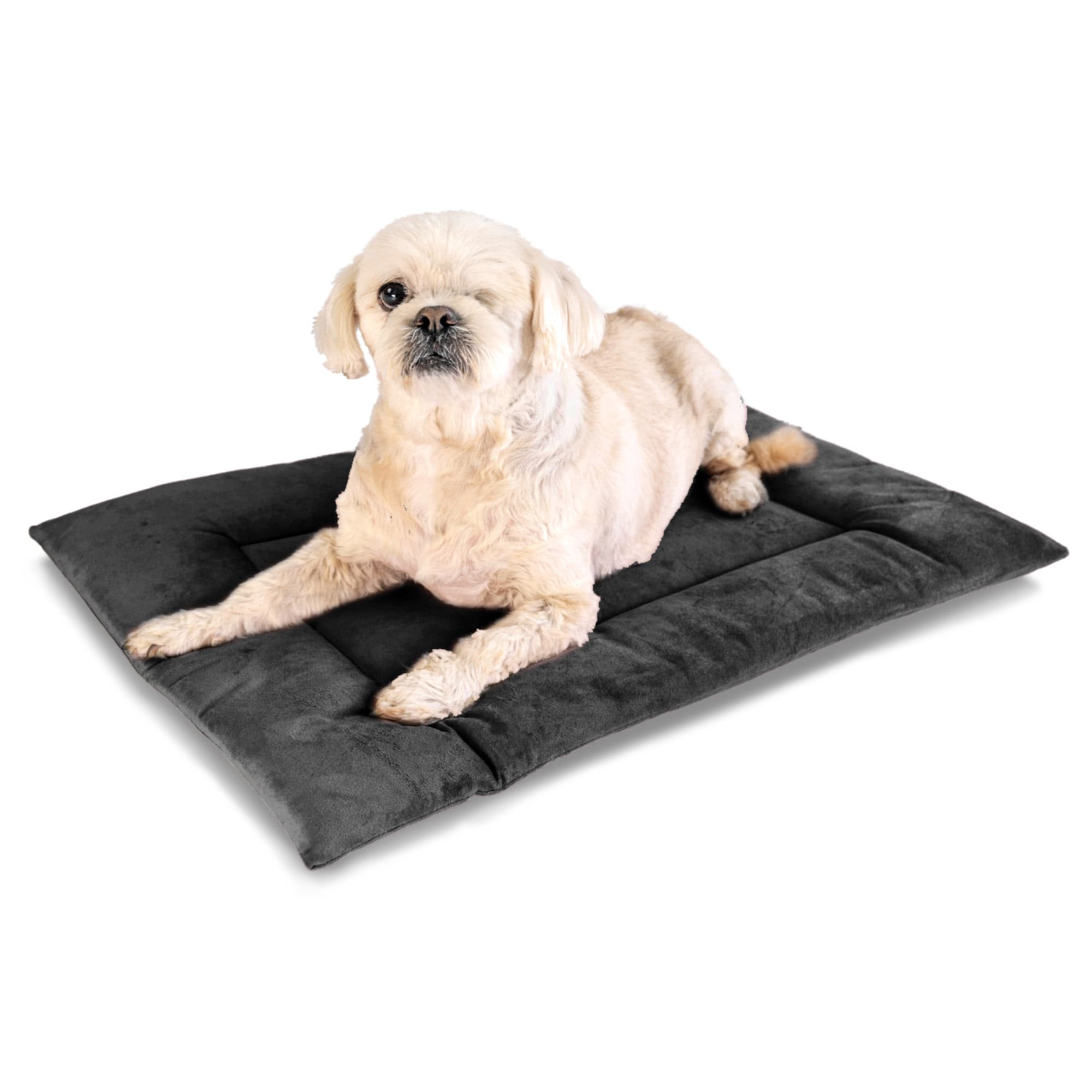 KindTail Dark Grey PAWD Pad for Dog Crate Mat and Pet Bed, 25" L X 19