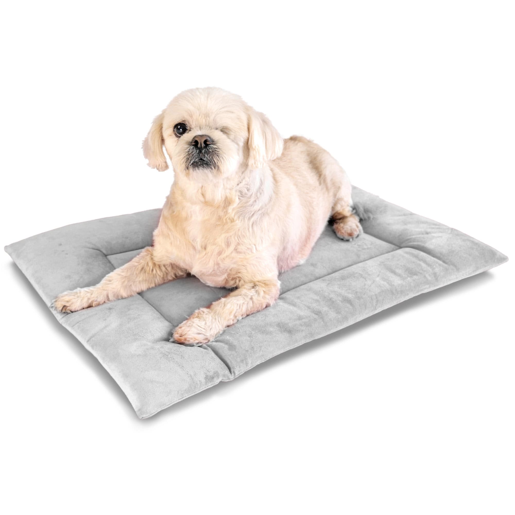 KindTail Light Grey PAWD Pad for Dog Crate Mat and Pet Bed 20 L X 15.75 W X 1 H