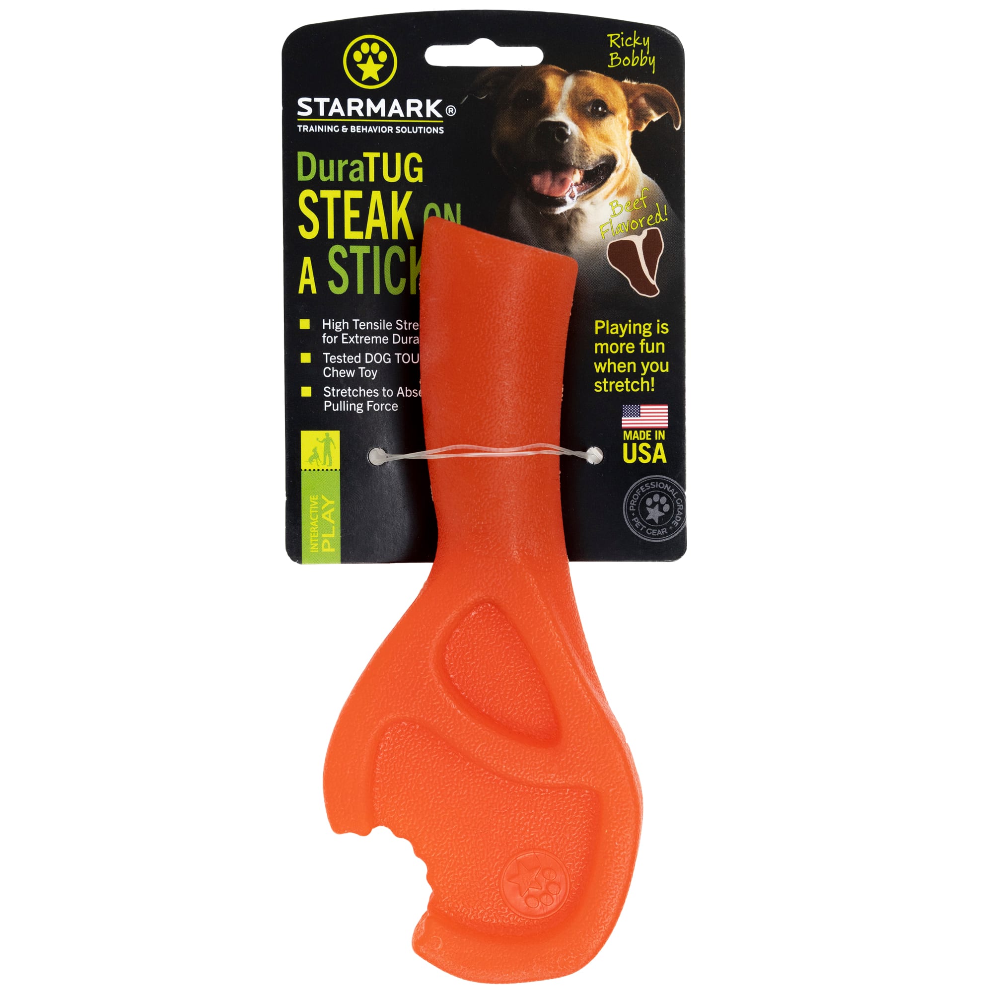 Starmark DuraTug Steak On A Stick Dog Toy, Small Petco