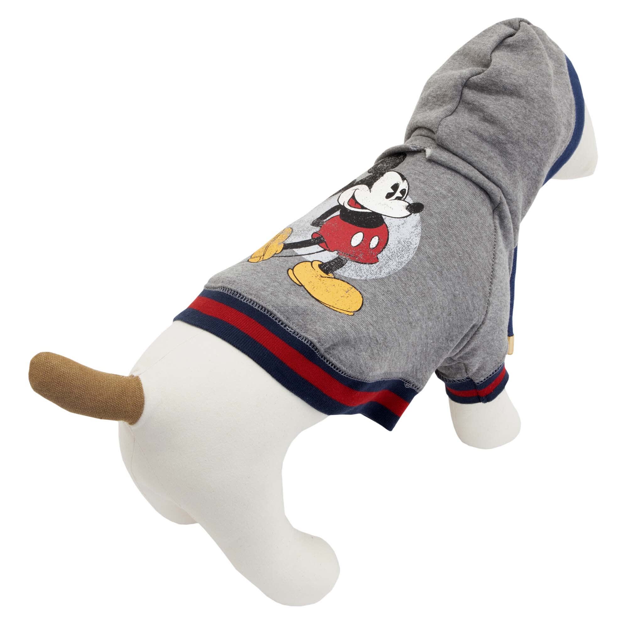 Harry Barker Mickey Dog Hoodie XS Gray Cotton & Polyester