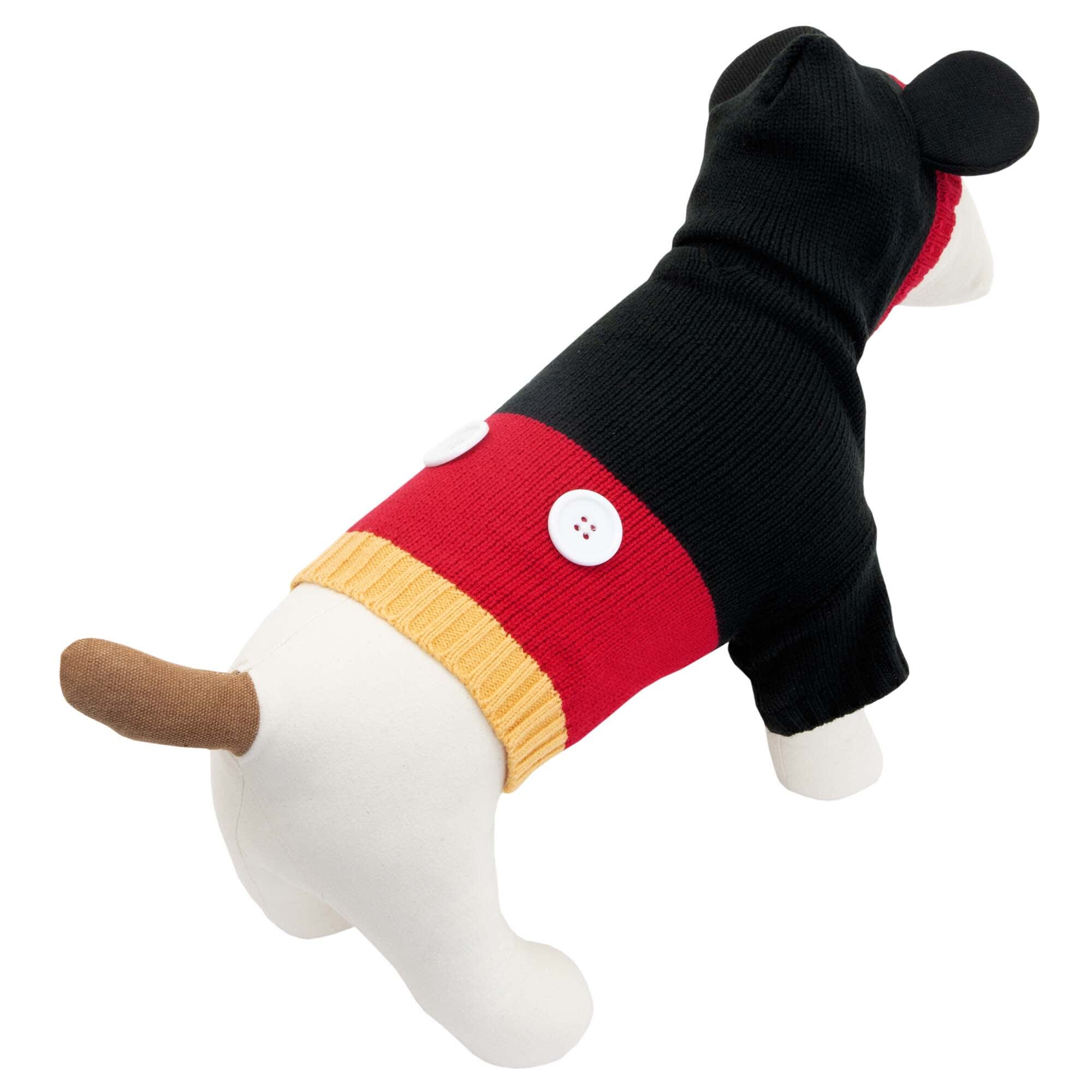 Harry Barker Mickey Ear Dog Sweater, XSmall Black