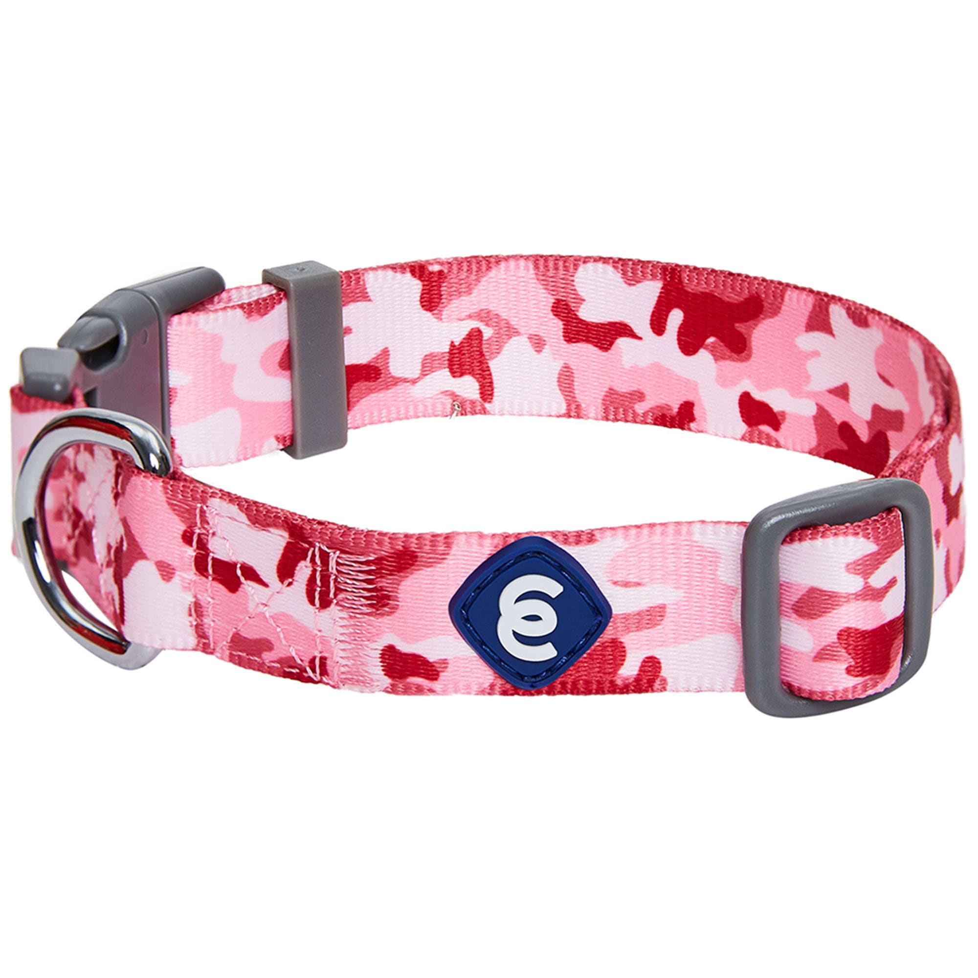 Blueberry Pet Essentials Dog Collar, Pink Camo, Medium Petco