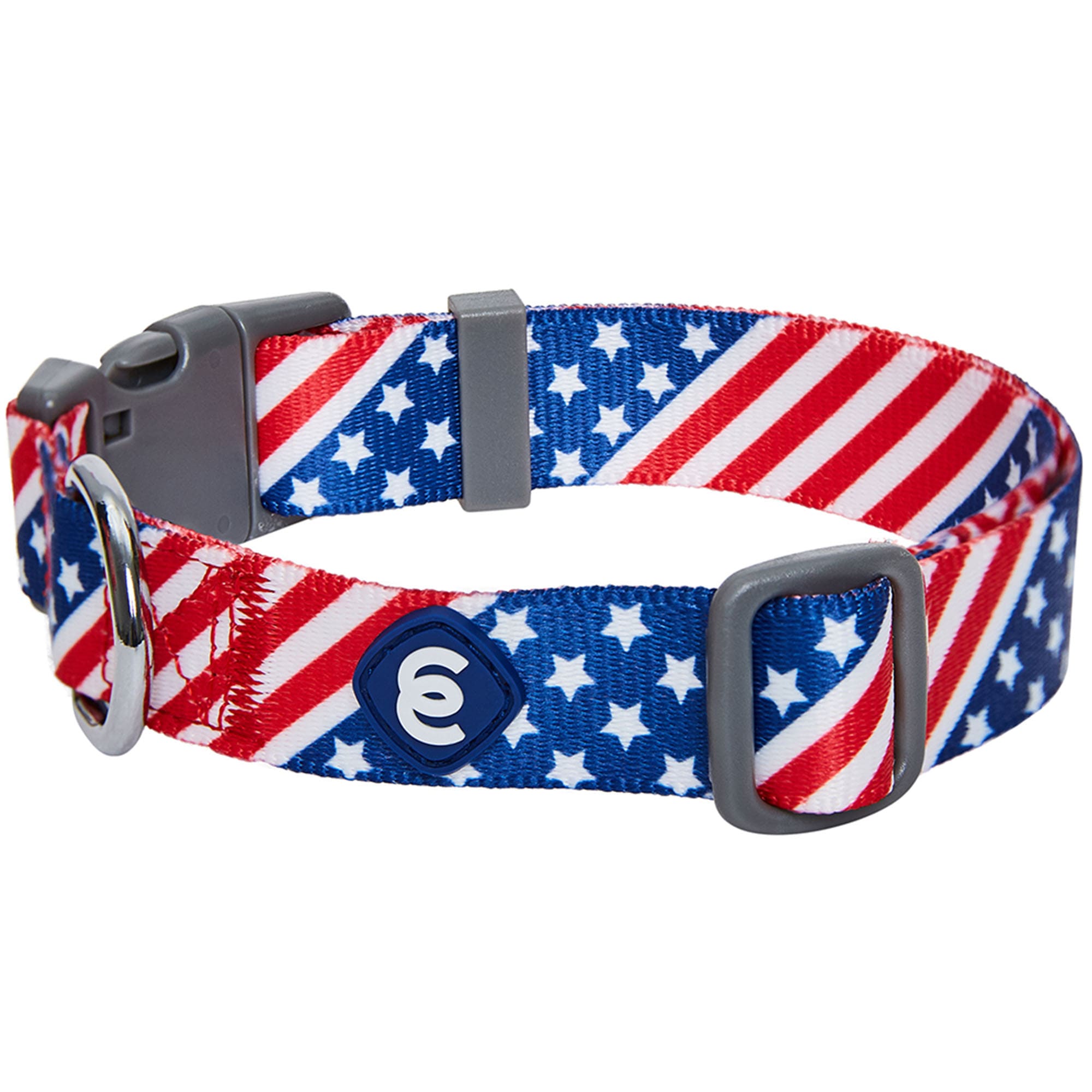 Patriotic Star Dog Collars  Designer Dog Collar with Stars