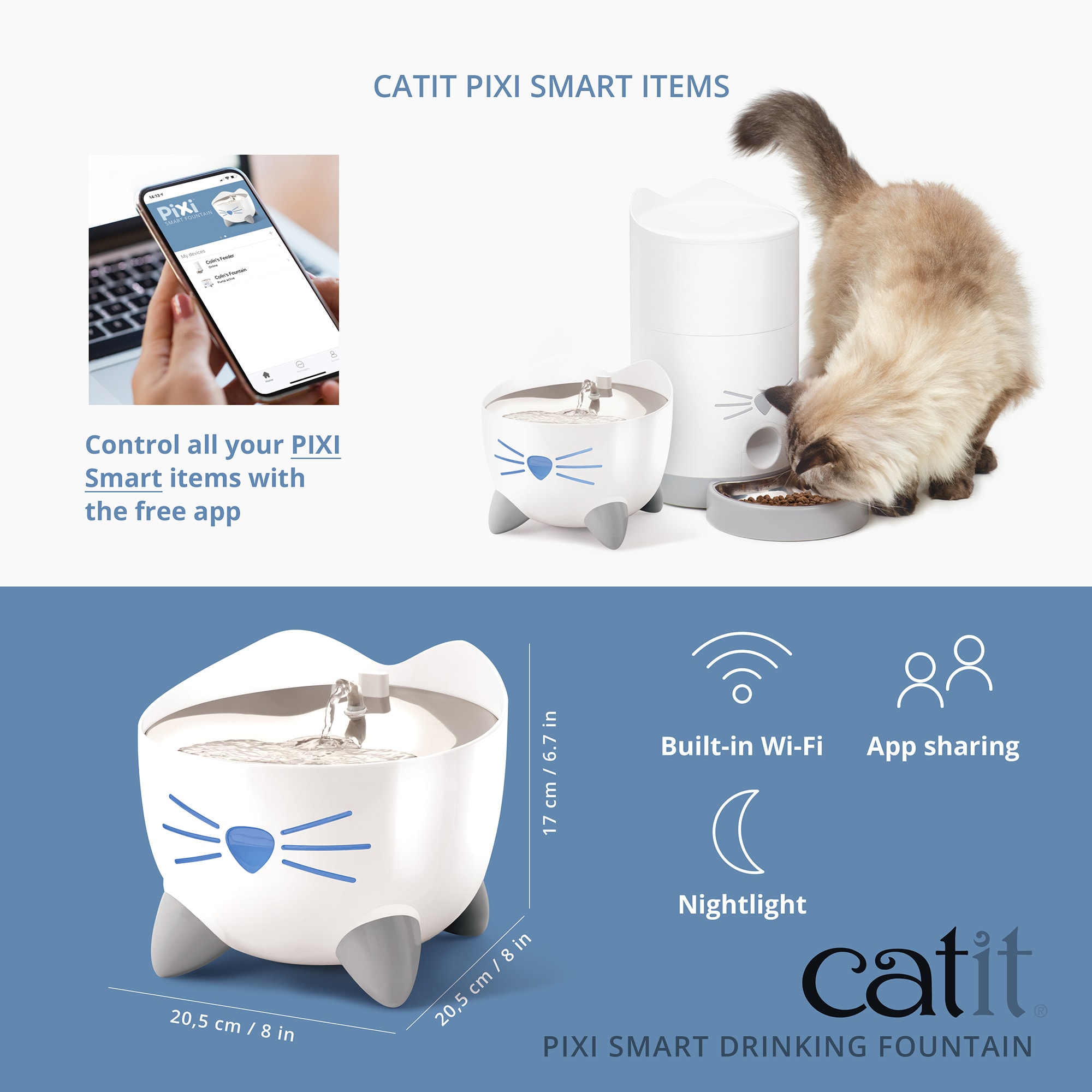 Catit Pixi Smart Cat Fountain