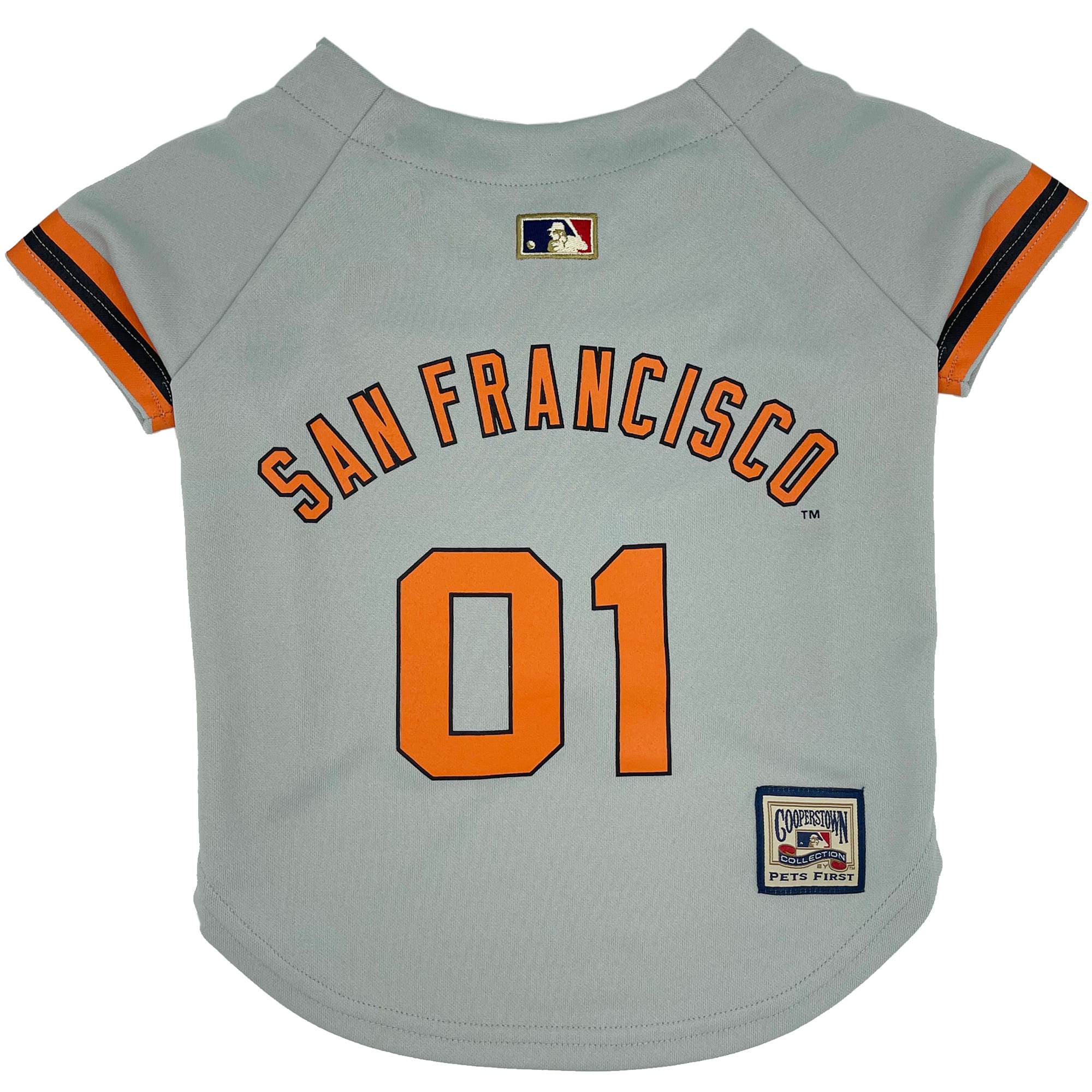 Pets First MLB Retro Throwback Jersey for Dogs, Large, San Francisco Giants