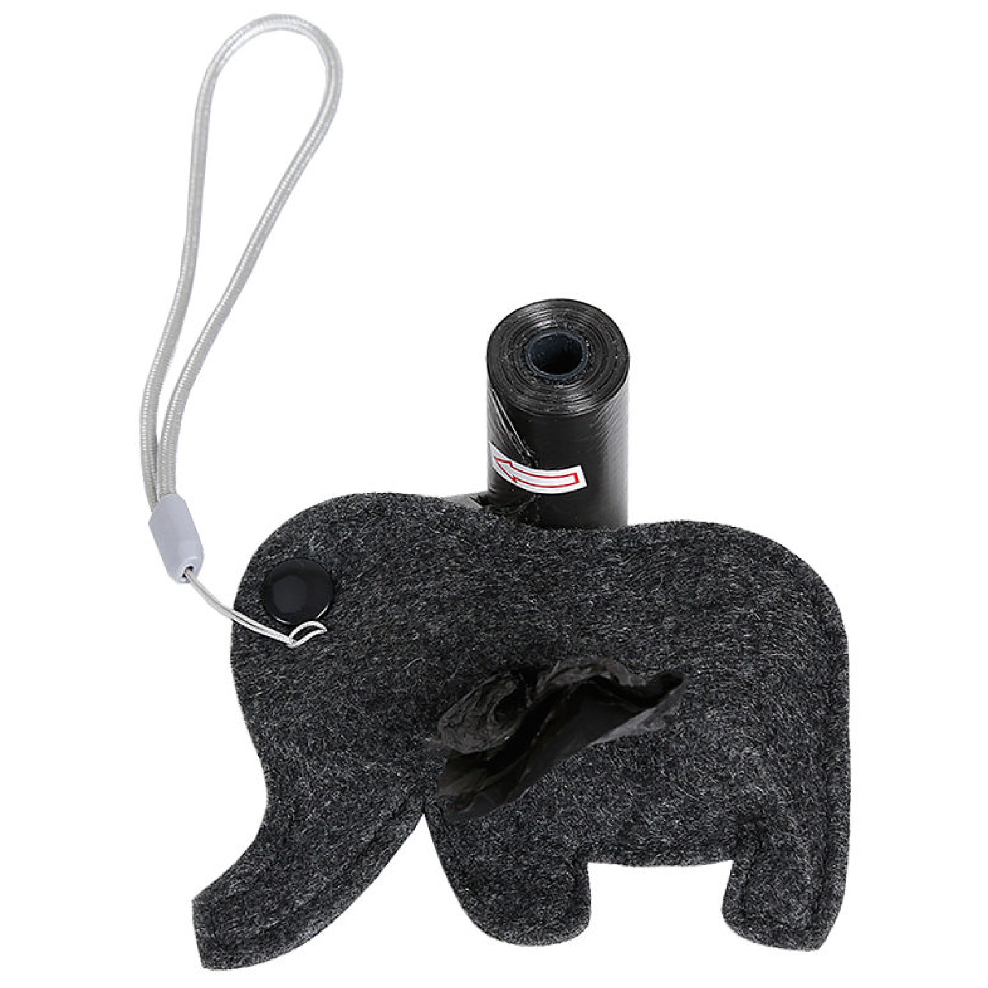Pet Life Fleece Elephant Shaped Travel Waste Dispenser Bag For Dogs, 2