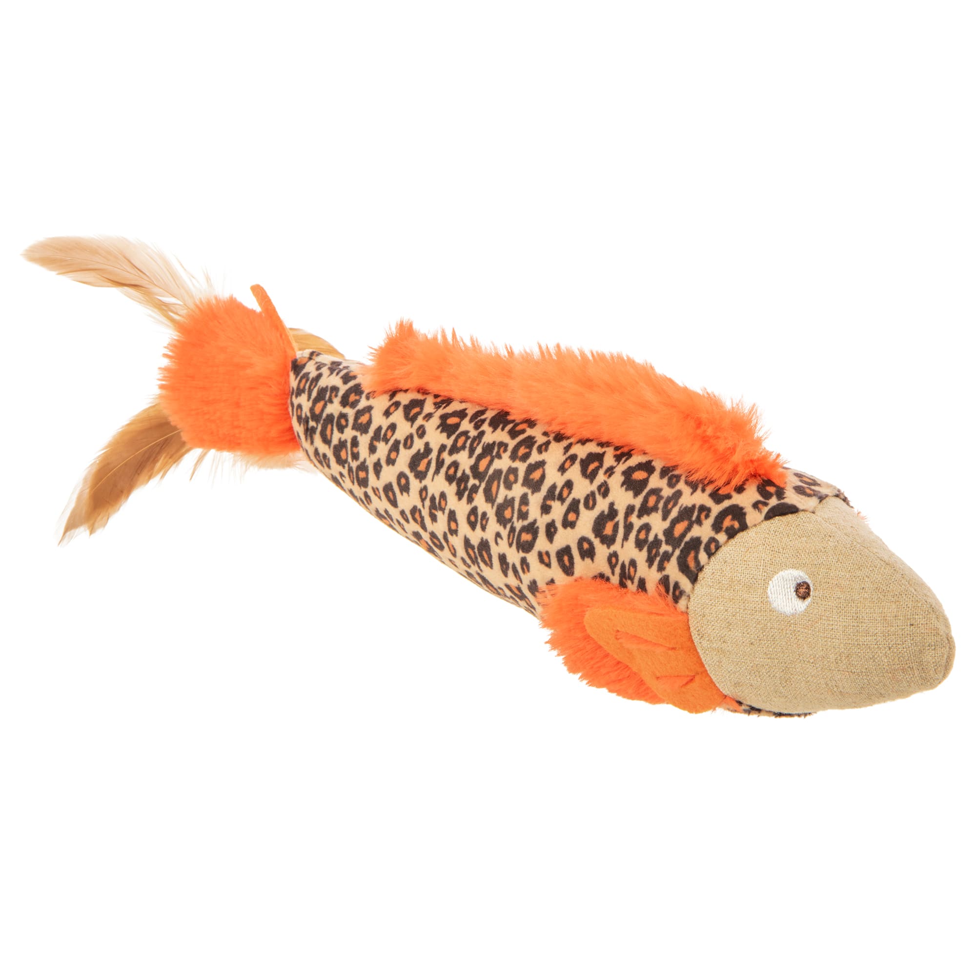 SMARTYKAT Fishy Fun Crinkle Catnip Cat Mat Toy 