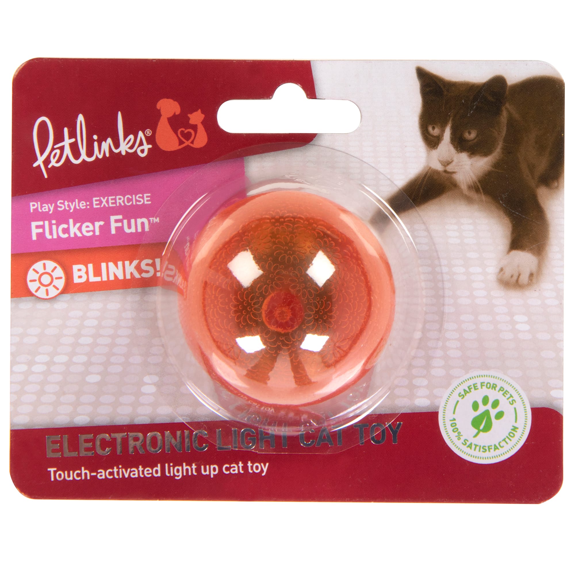 Electronic cat outlet ball