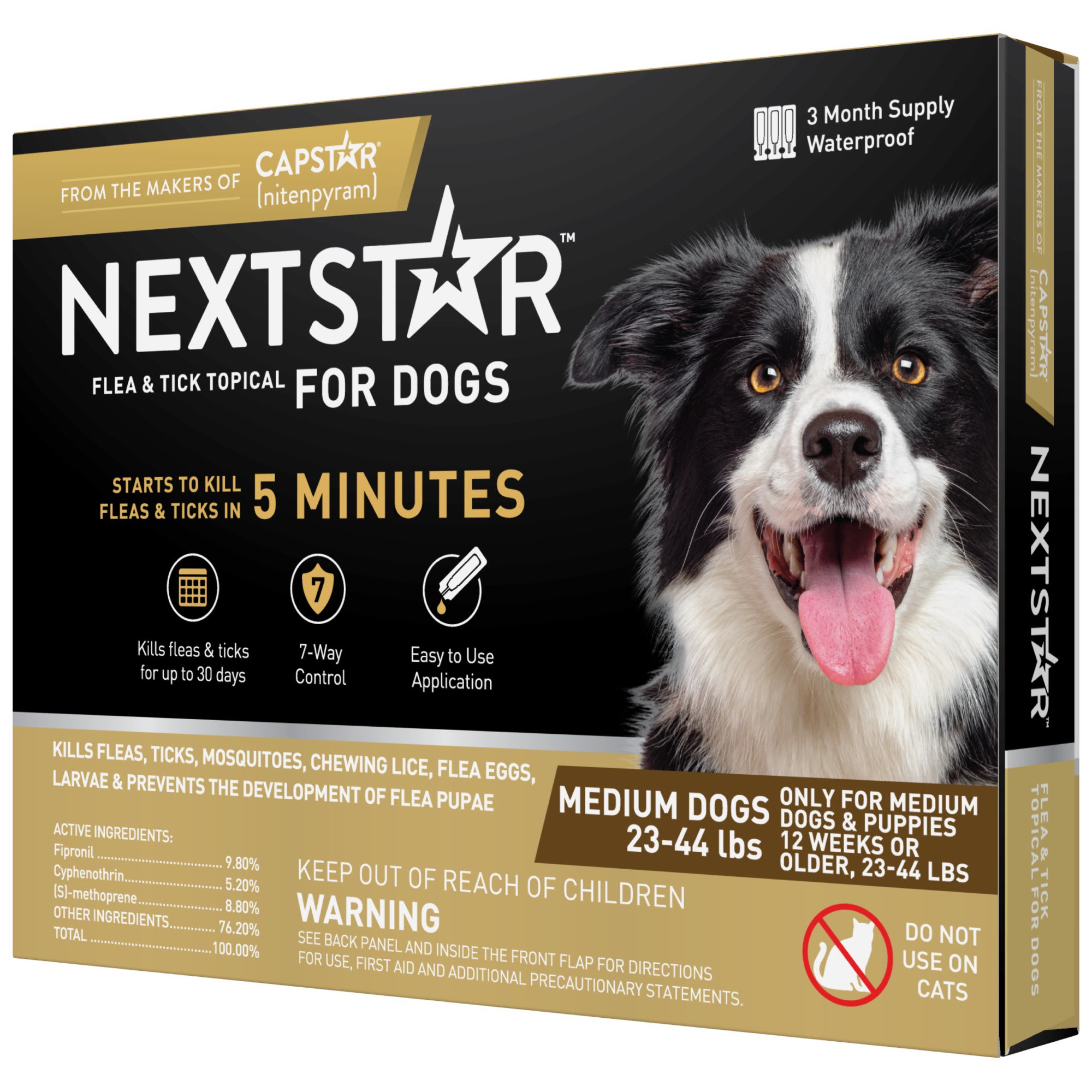 Topical flea and 2024 tick for dogs