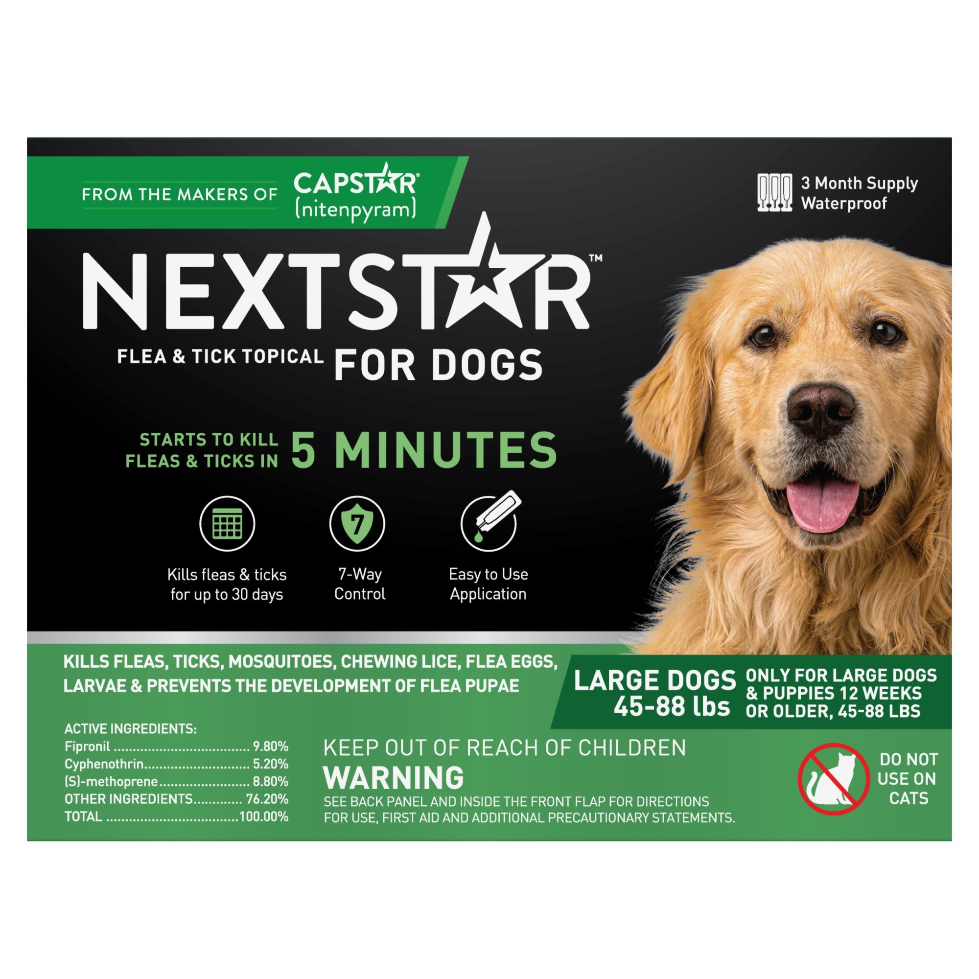 3 month flea and tick treatment for dogs hotsell