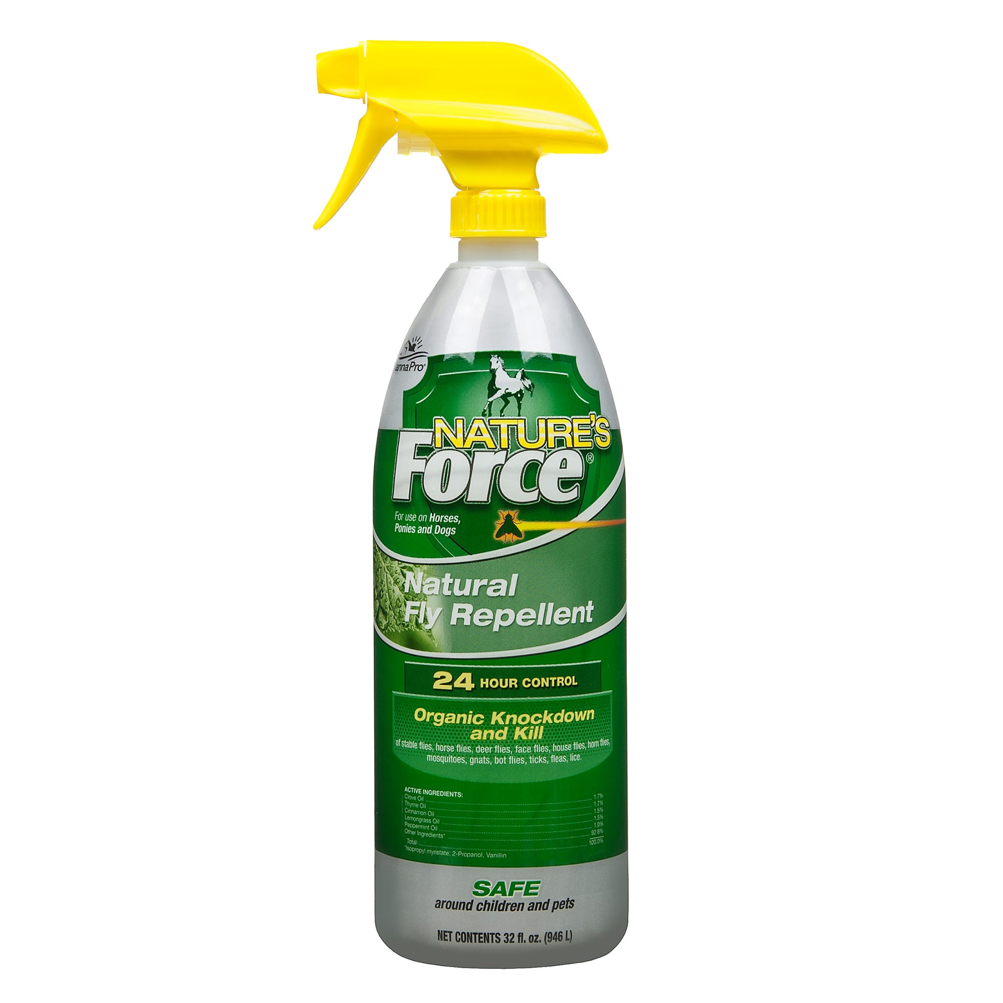 Pro Force Nature s Natural Fly Repellent 1 Quart Spray 32 Fl Oz Petco