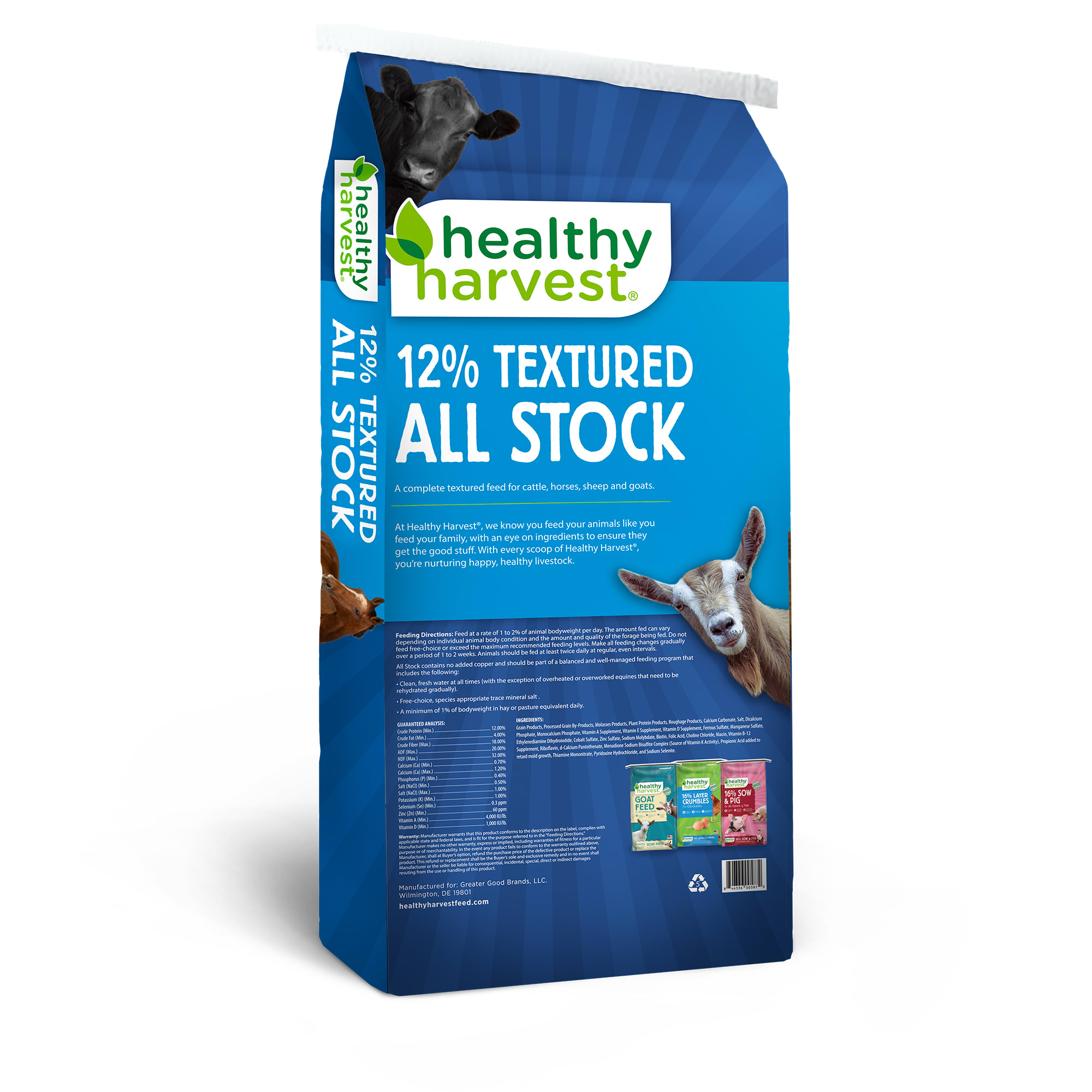 Healthy Harvest 12% Textured All Stock Feed, 40 Petco