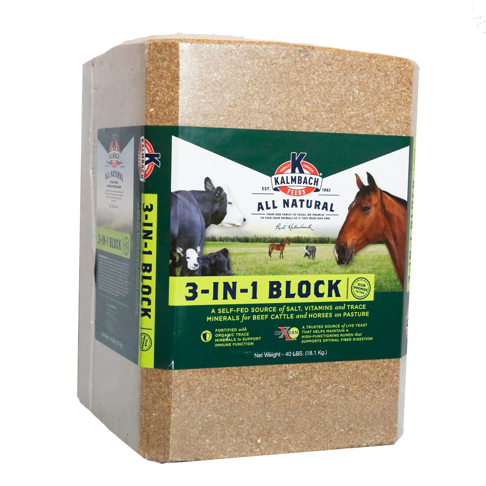 Kalmbach Feeds 3-In-1 Trace Mineral Block, 40 lbs. | Petco