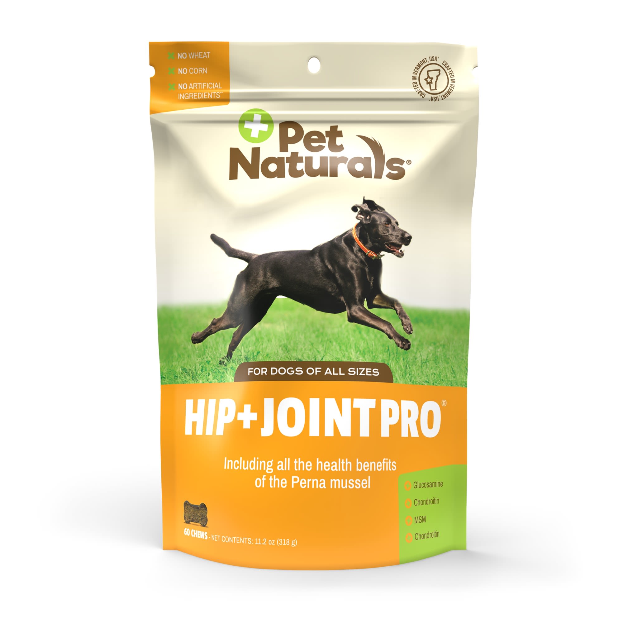 Pet Naturals Hip and Joint Pro, Duck Flavor Dog Chews, Count of 60 Petco