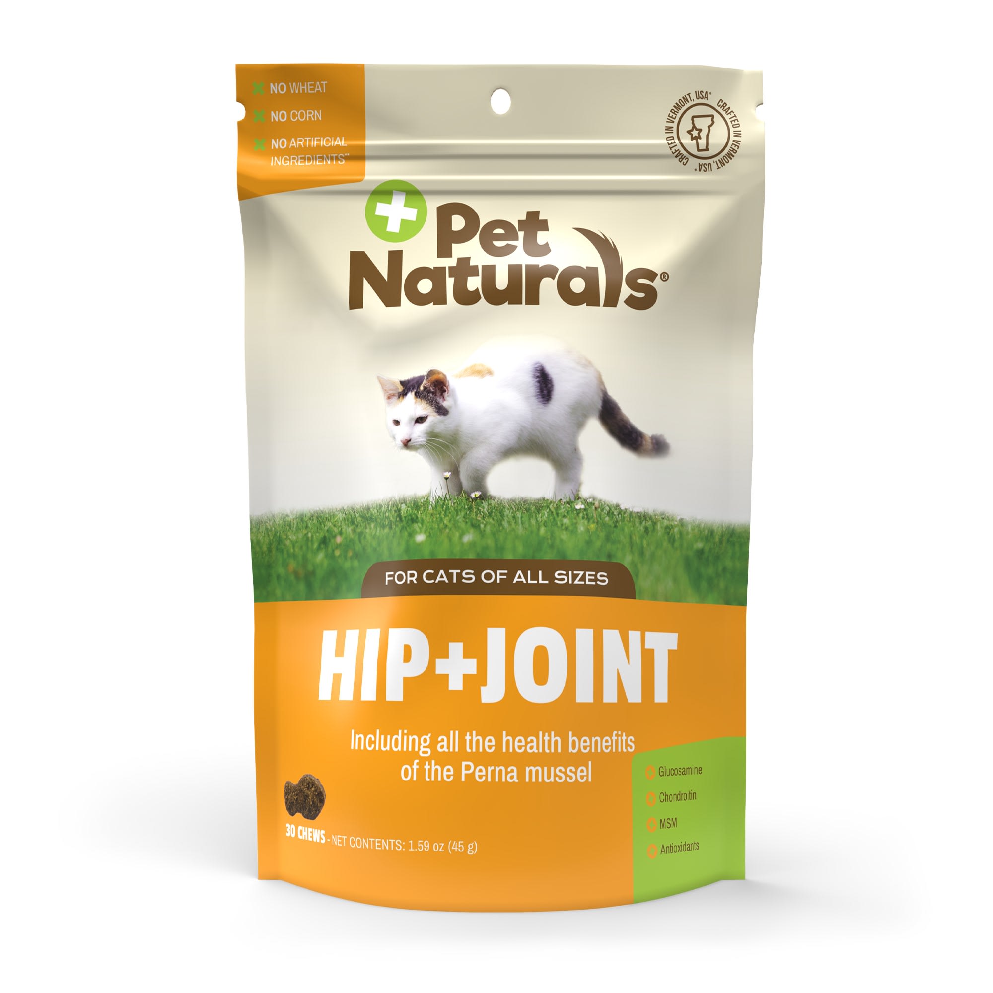 Pet Naturals Hip & Joint Pro Cat Chews, Fish Flavor, 30 Count