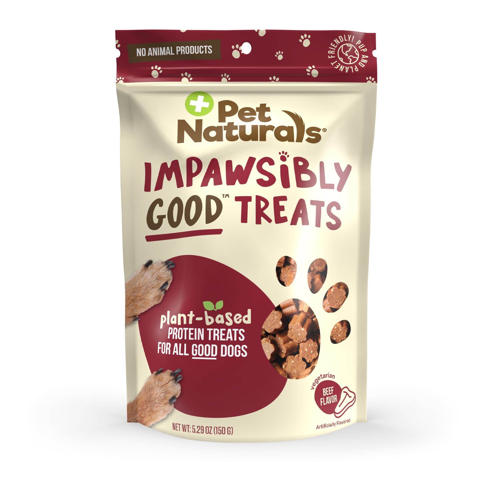 Pet Naturals Impawsibly Good Treats Nutritious Plant Base Beef Flavor
