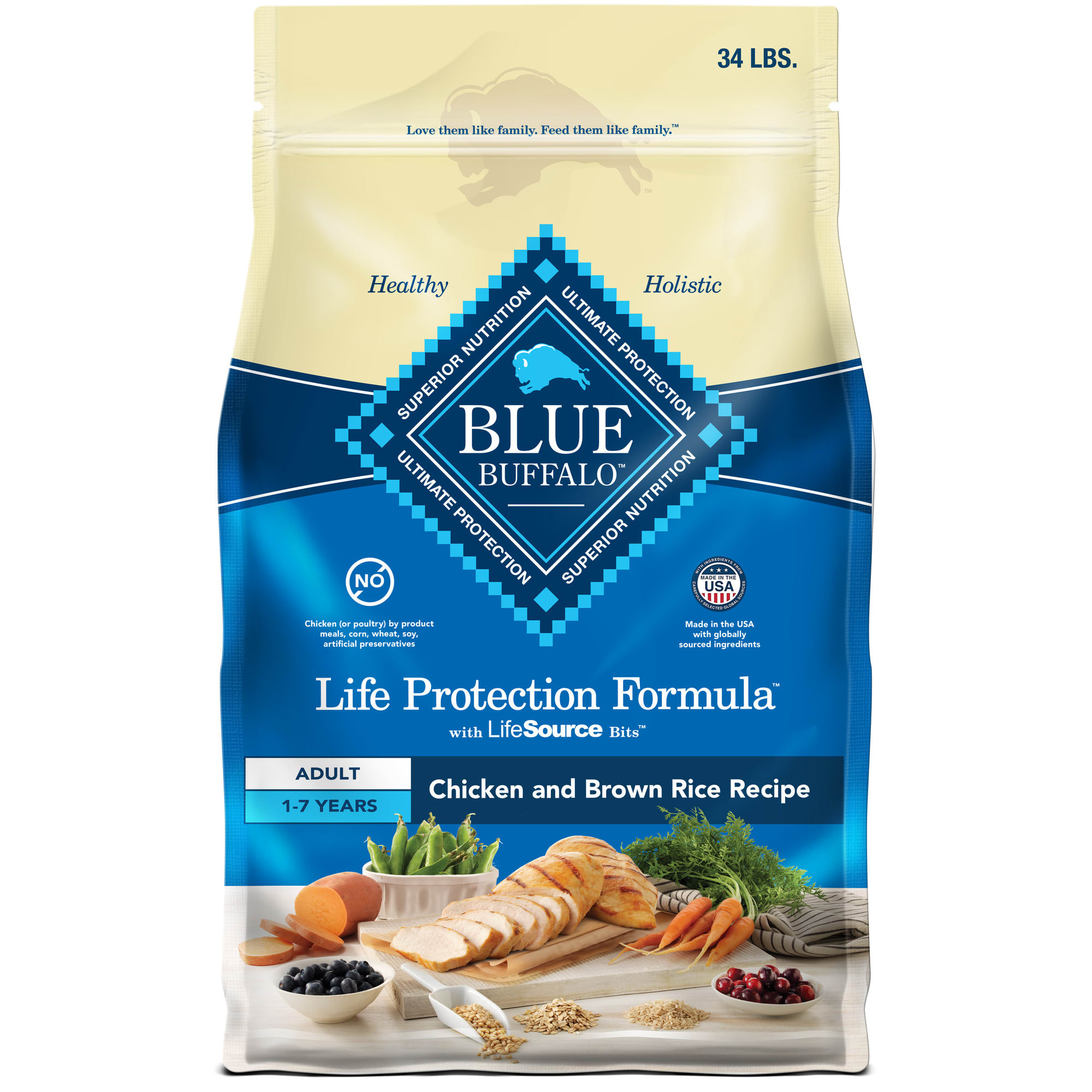 Blue buffalo clearance dog food chicken