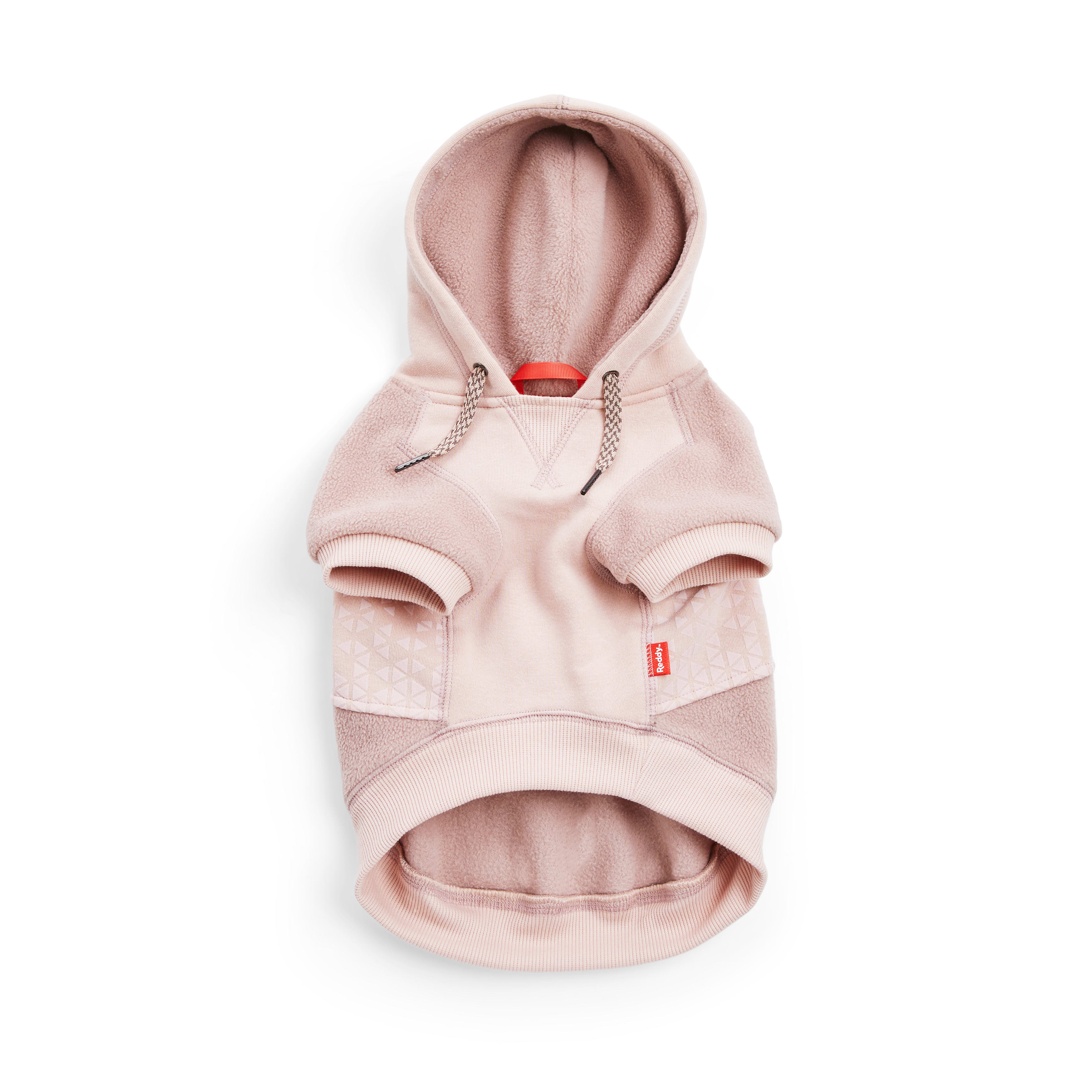 Dog Hoodie, Drawstring Pink