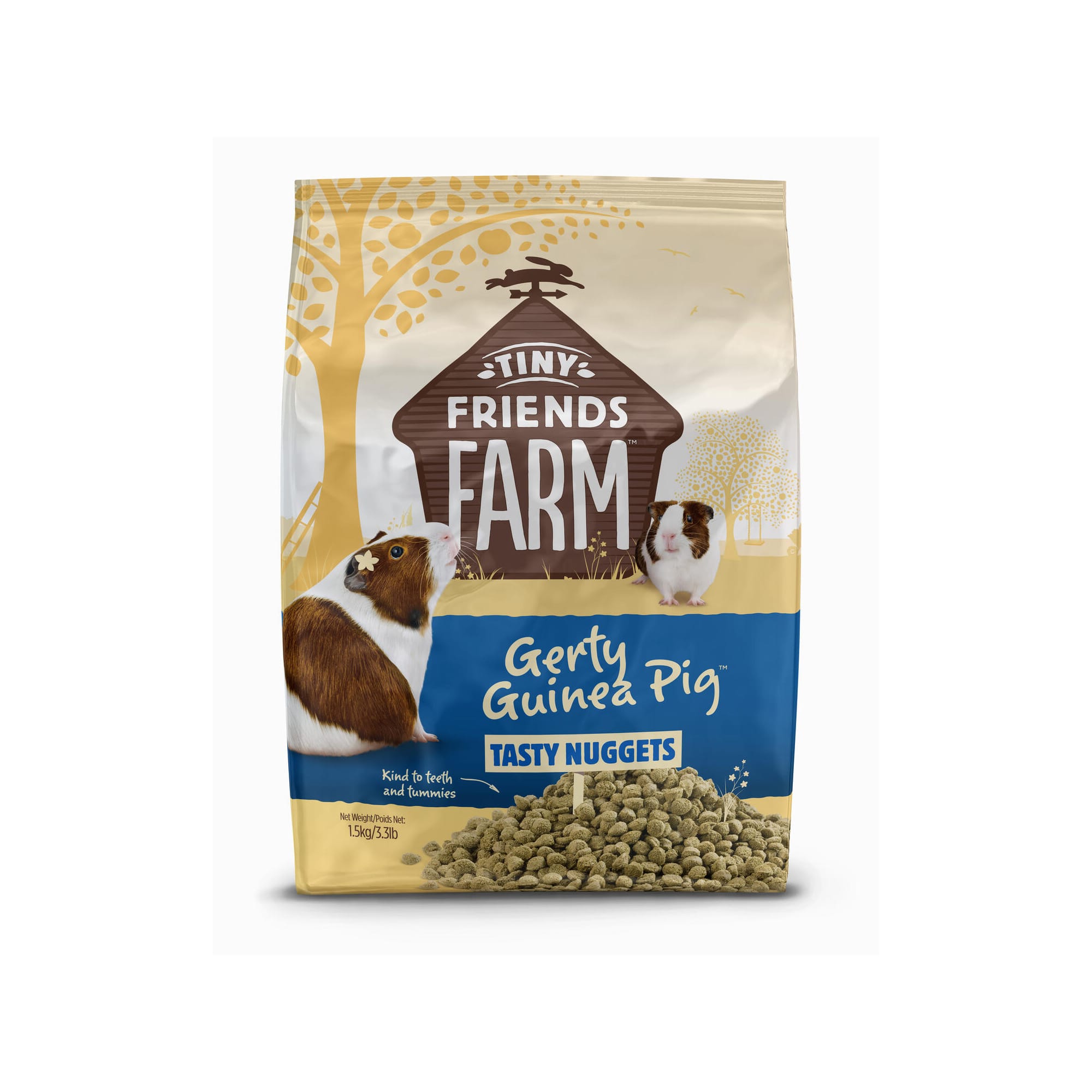 Tiny Friends Farm Guinea Pig Gerty Tasty Nuggets, 3.3 lbs.
