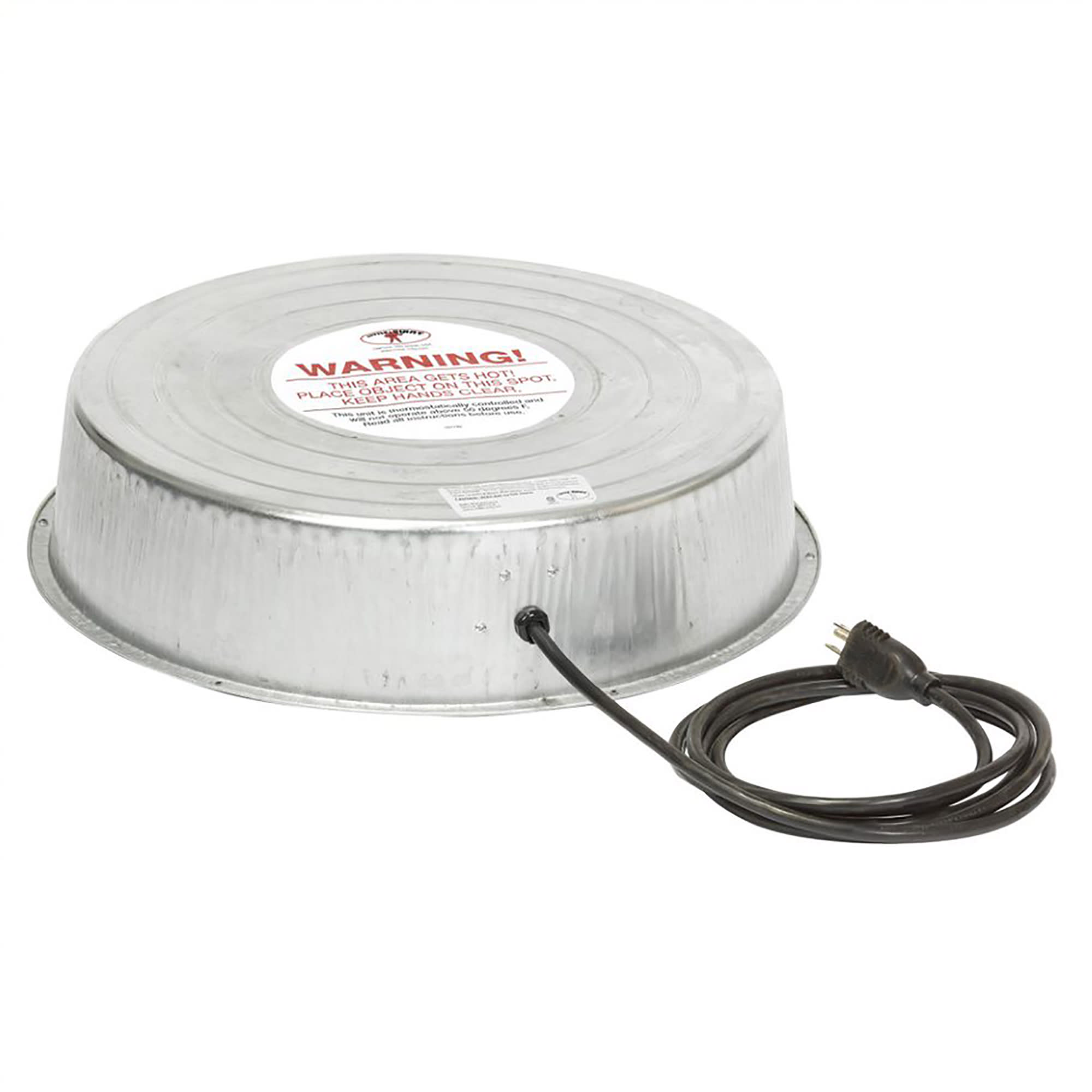 Little Giant Silver Electric Water Heater Base, 125 Watts Petco