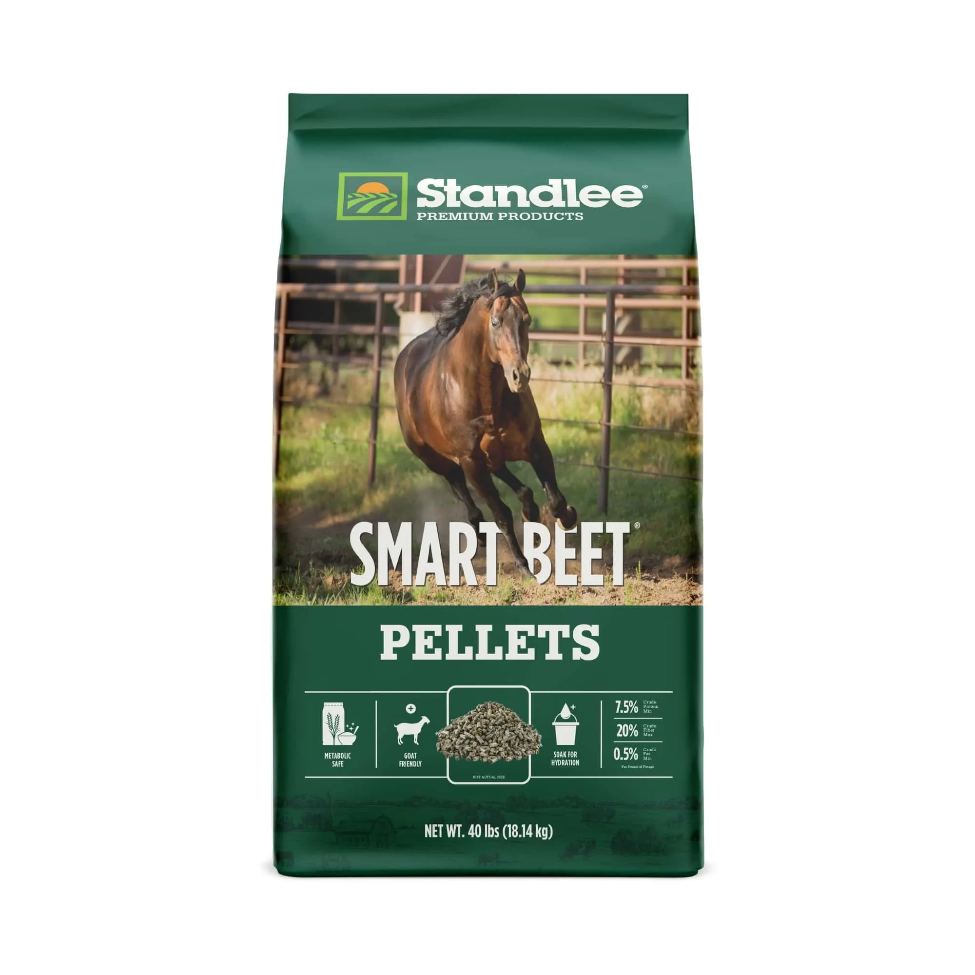 Standlee HighCalorie Beet Pulp Pellets for Horses 40 lbs