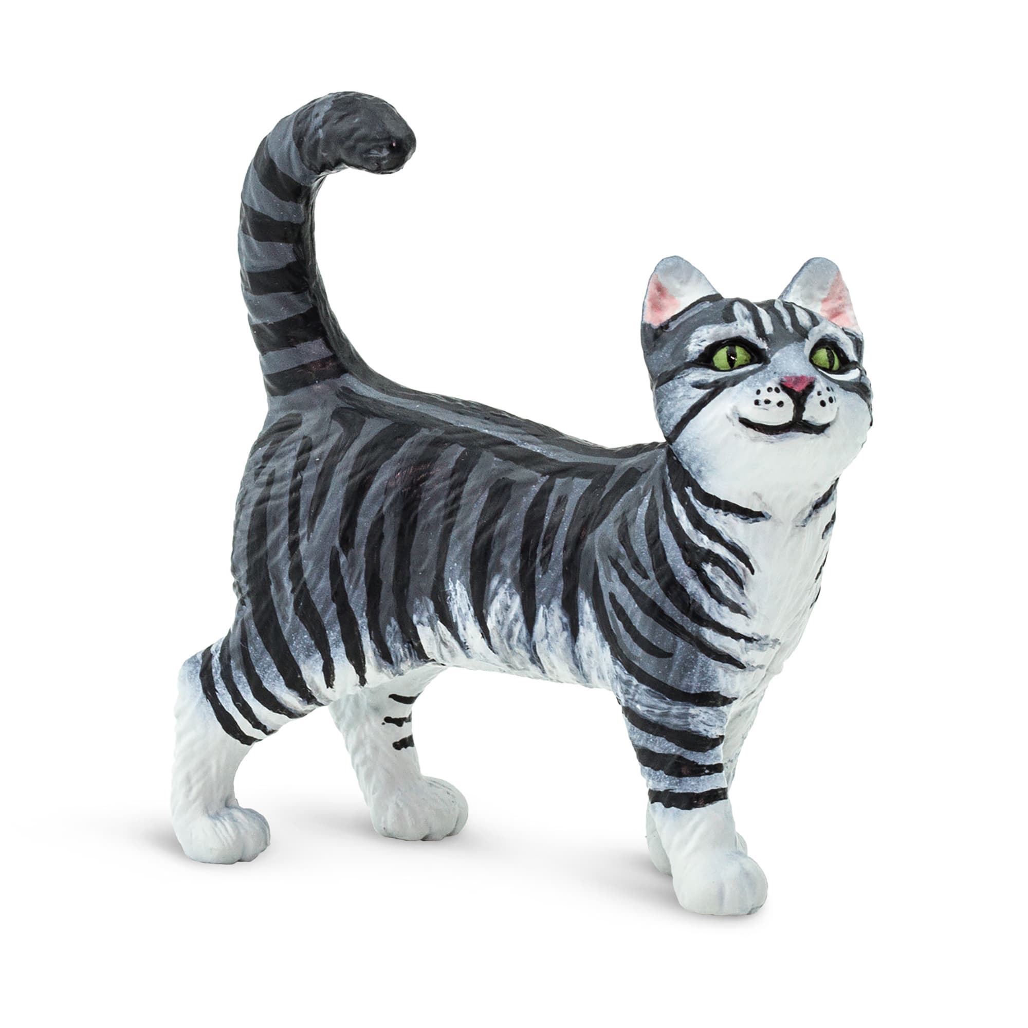 didizizi ジャケット　cat Safari Ltd Gray Tabby Cat Toy Figure | Petco