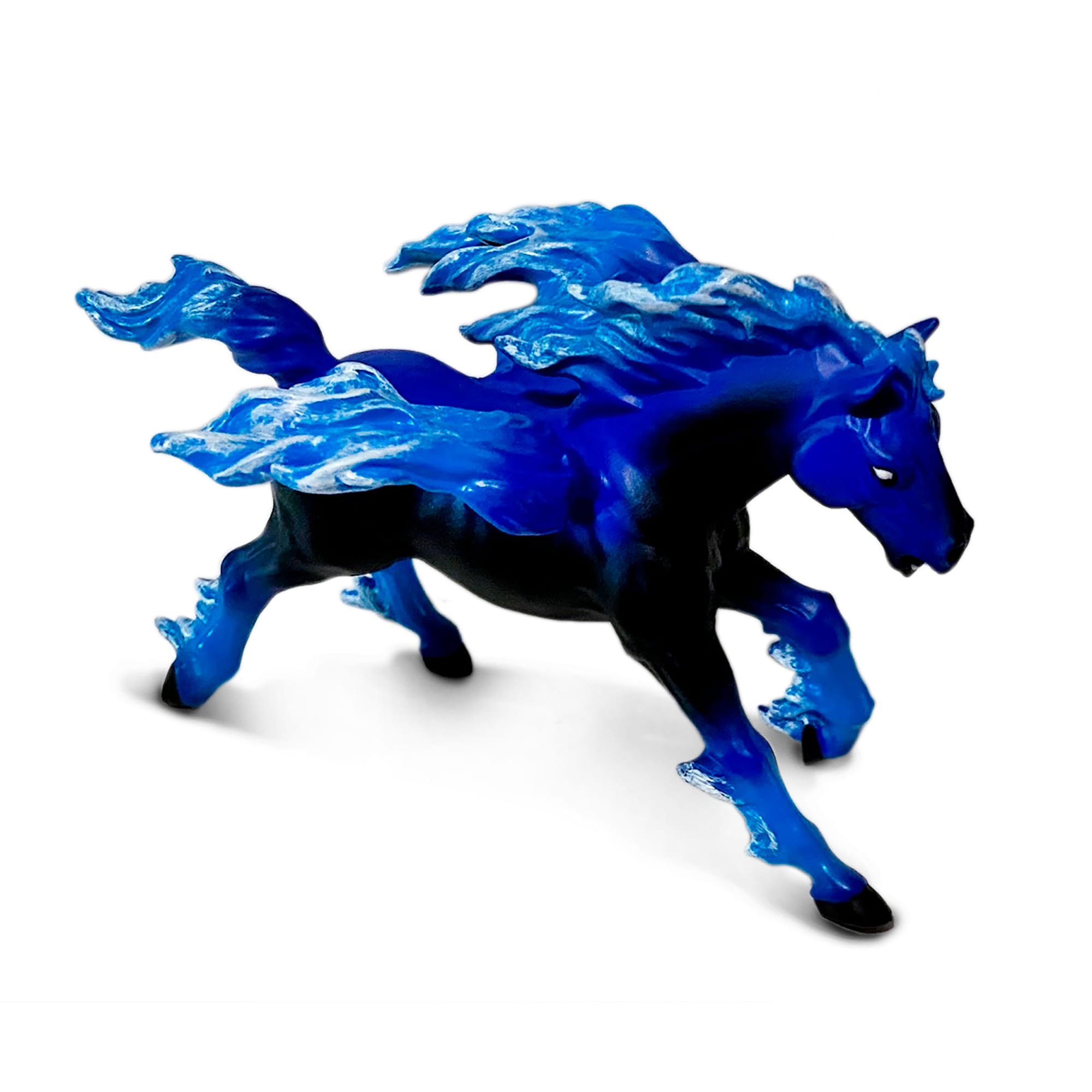 Blue store horse toy